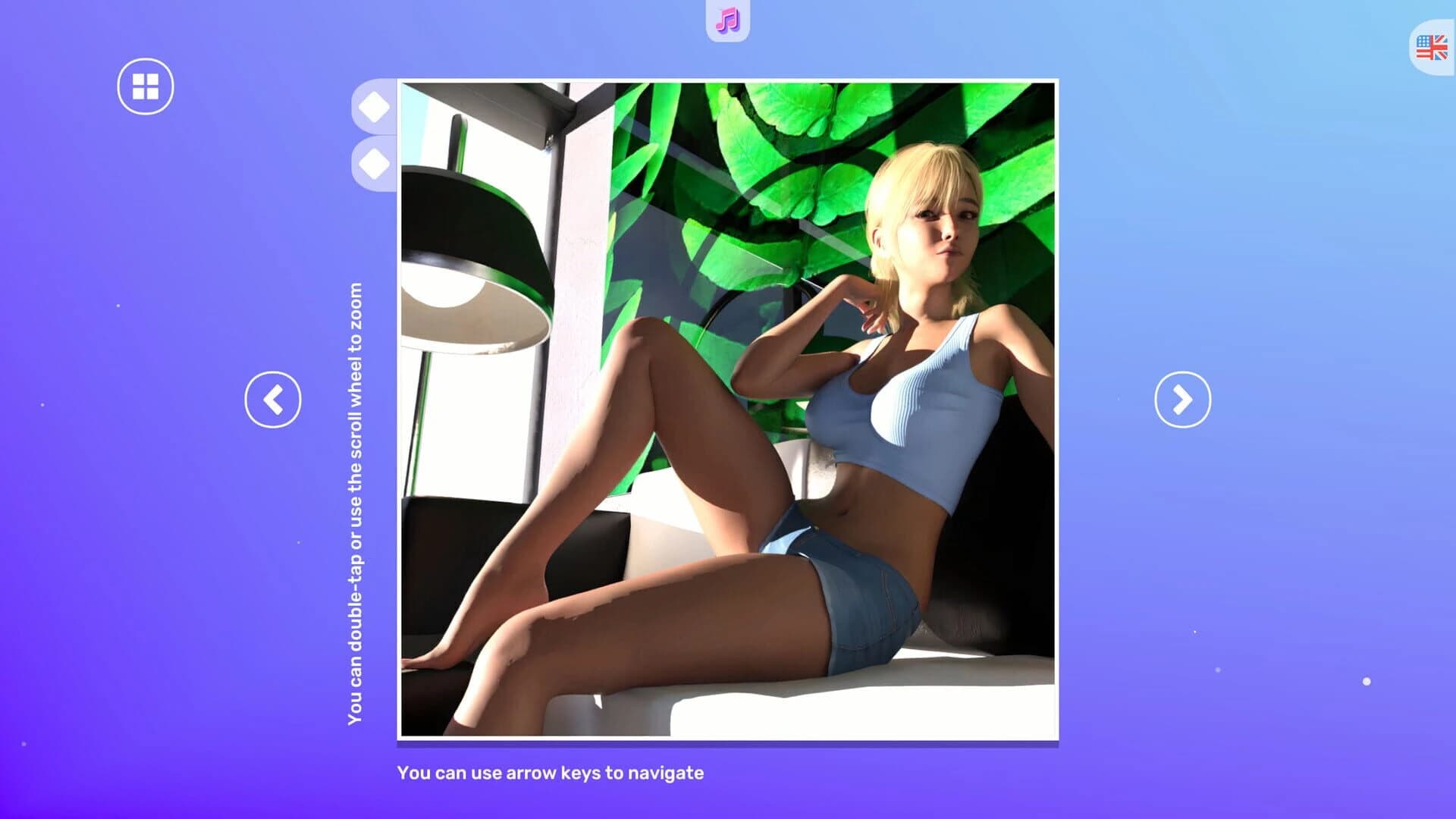 Adult Puzzle: My Cute Neighbor Serene screenshot 3