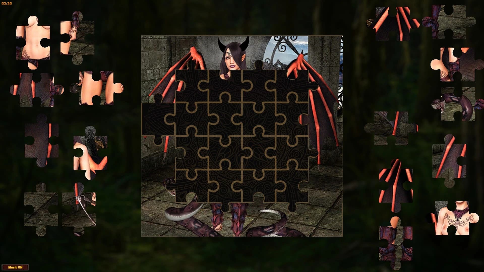 Adult Puzzles: Fantasy Ladies screenshot 5