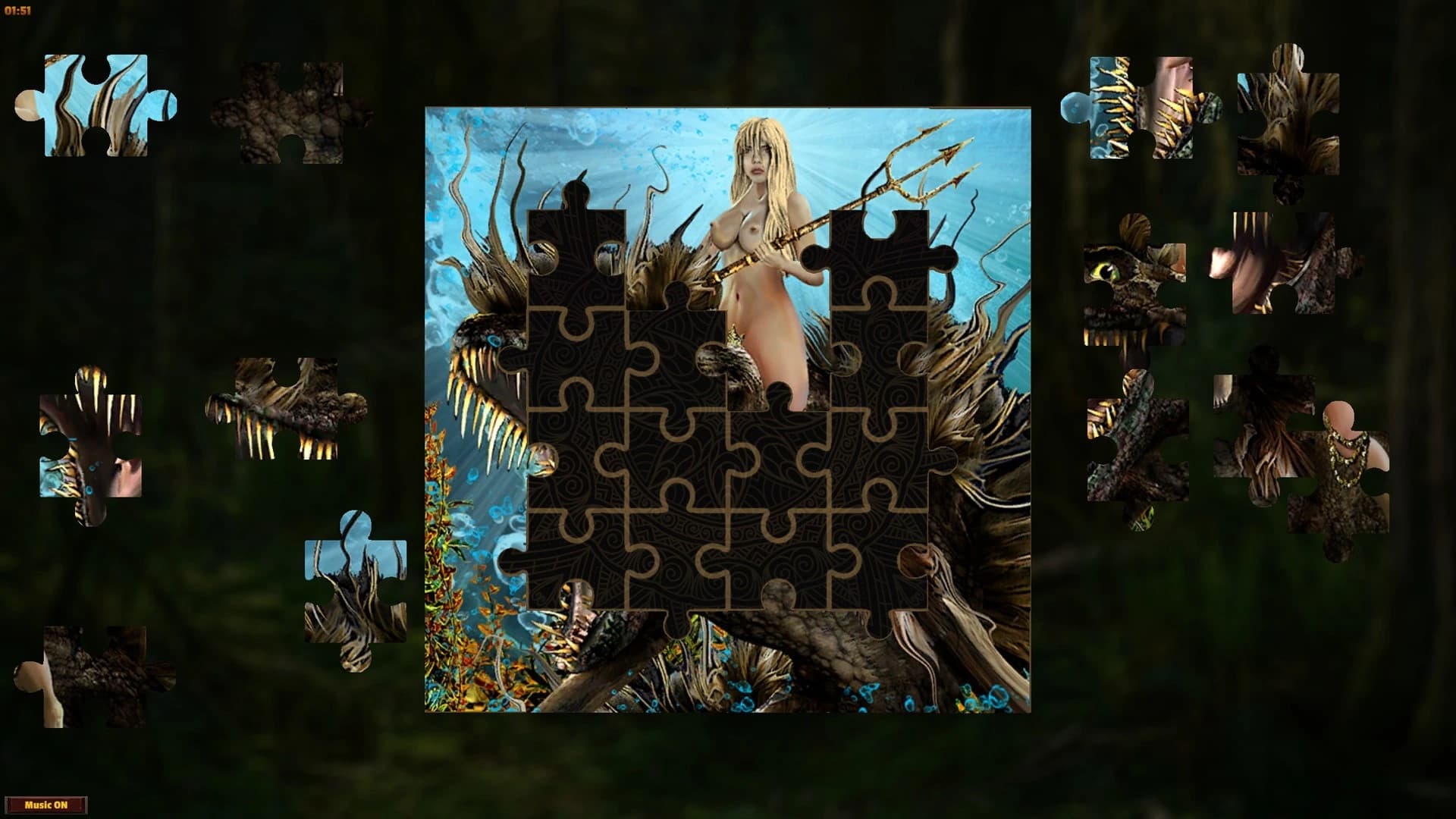 Adult Puzzles: Fantasy Ladies 2 screenshot 2