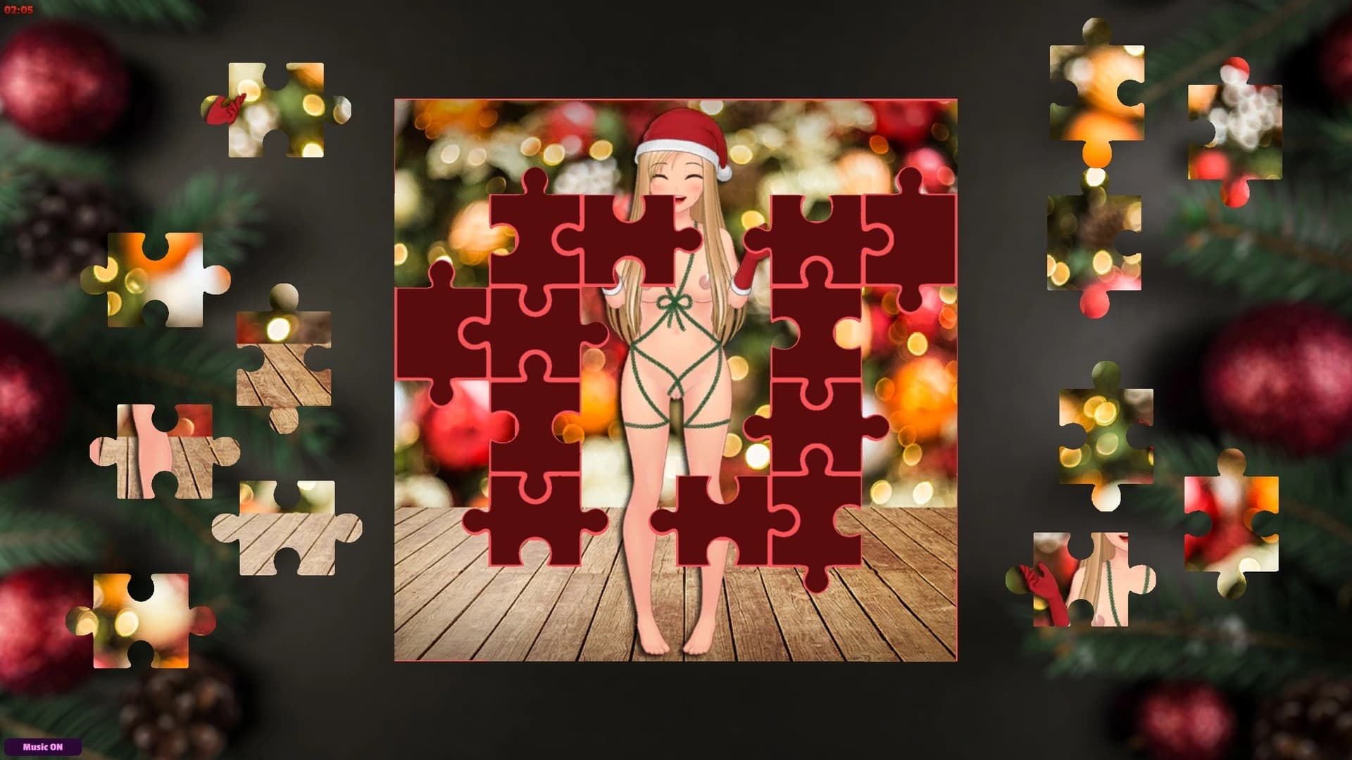 Adult Puzzles: Hentai Christmas screenshot 2