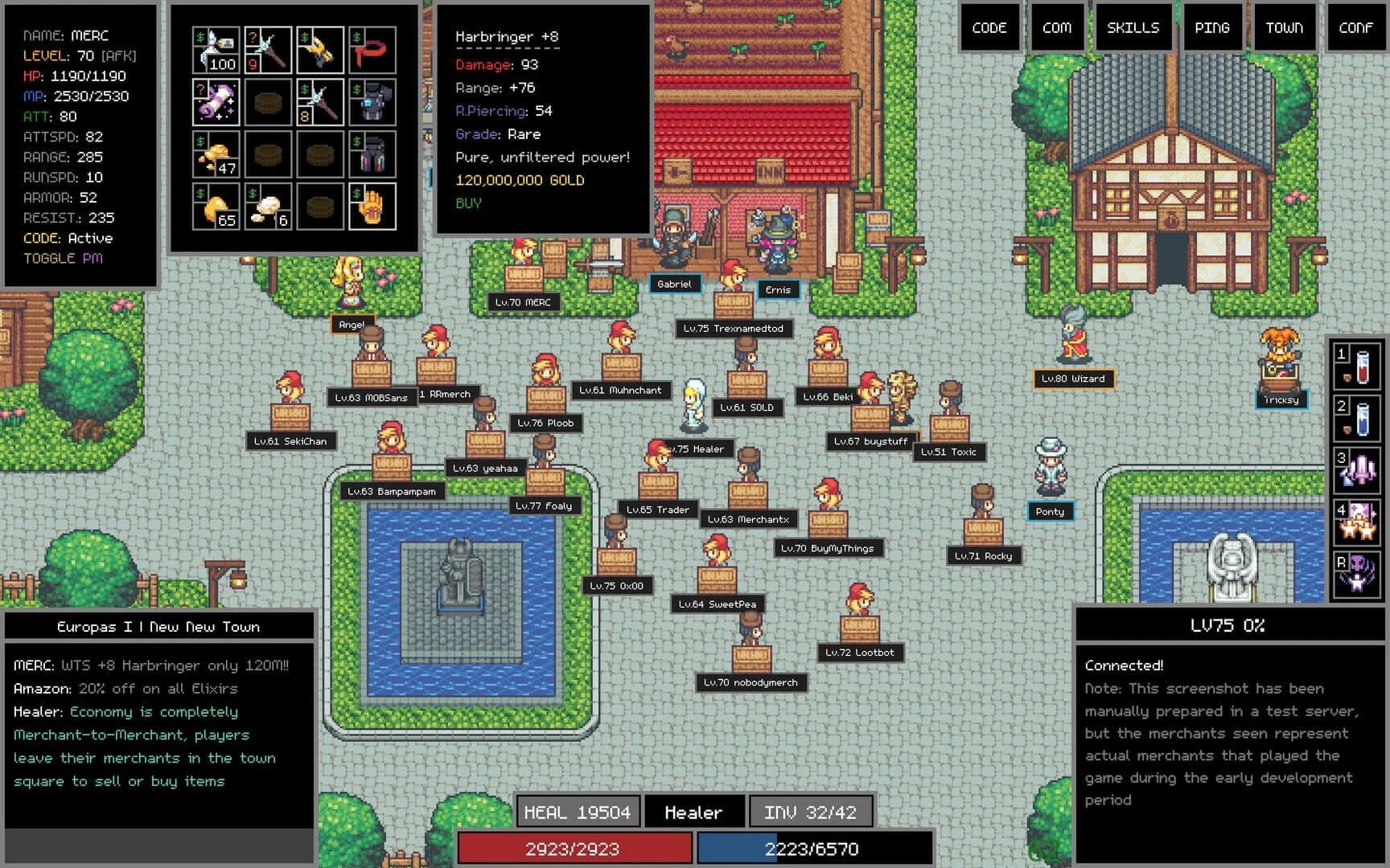 Adventure Land: The Code MMORPG screenshot 3