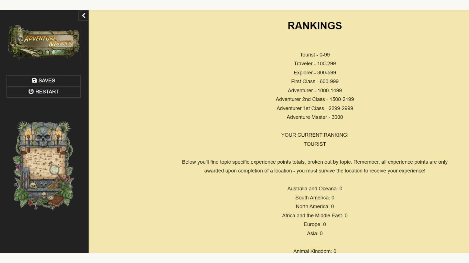 Adventure Master screenshot 1