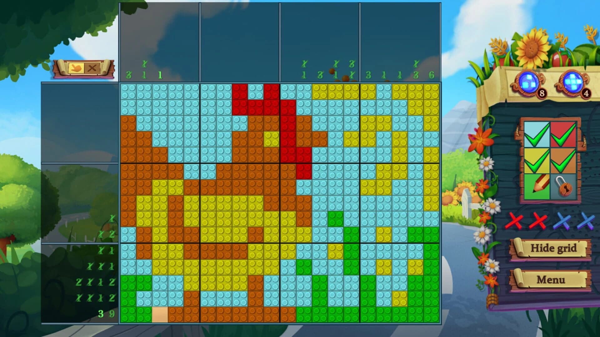 Adventure Mosaics: Granny's Farm screenshot 2
