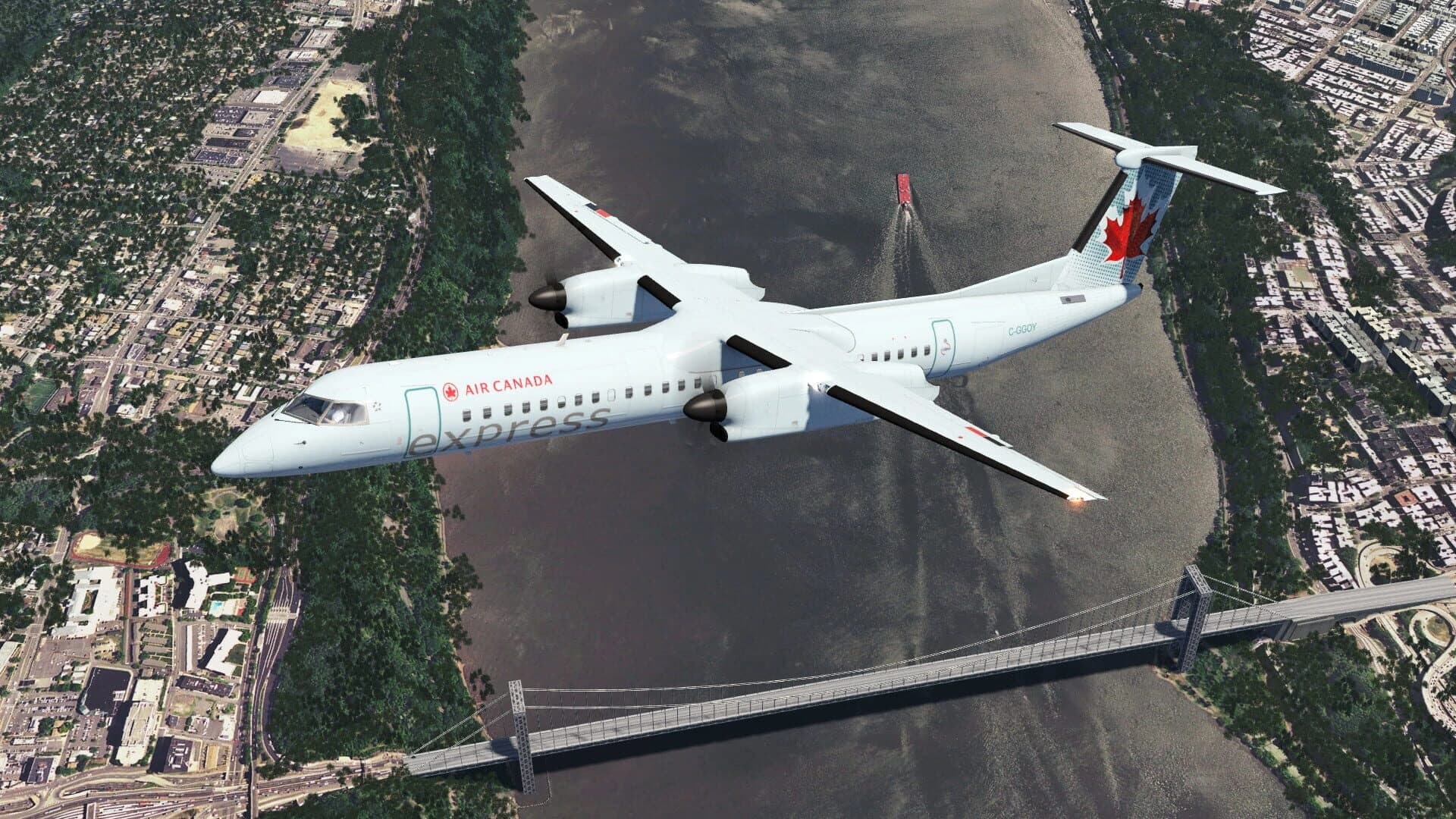Aerofly FS 2 Flight Simulator: Q400 screenshot 1