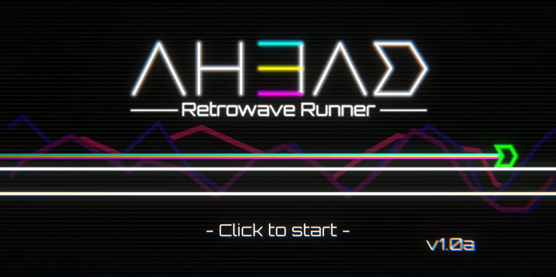 AH3AD: Retrowave Runner screenshot 1