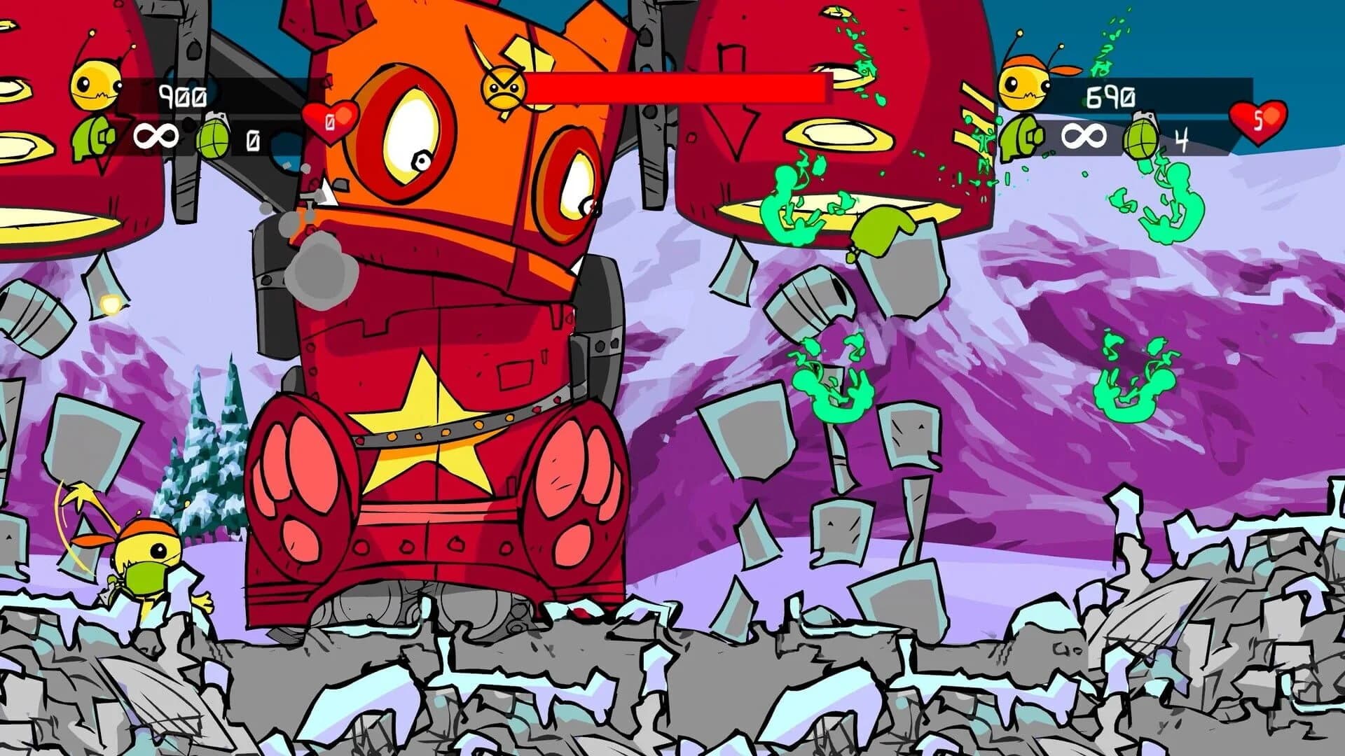 Alien Hominid HD screenshot 1