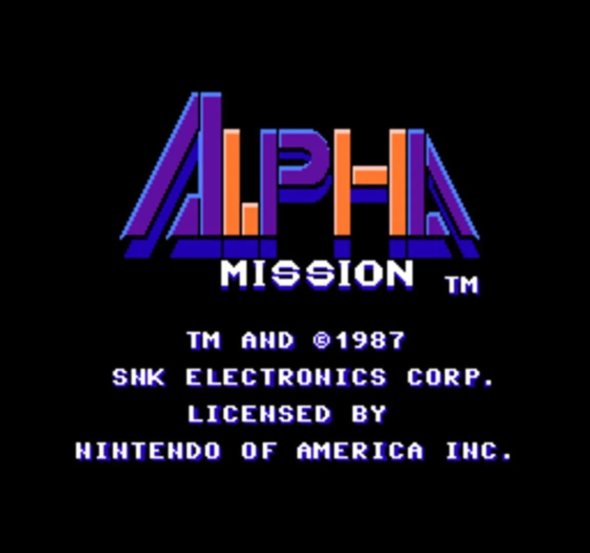 Alpha Mission screenshot 3