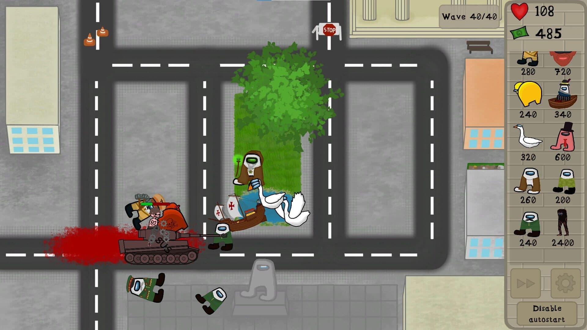 Amogus TD 2: Defense of the Sus screenshot 1