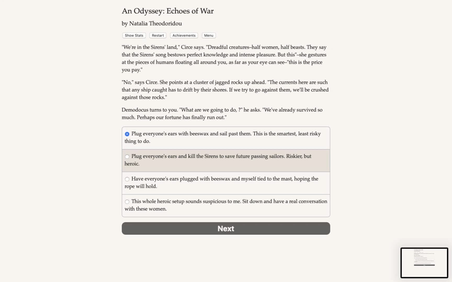 An Odyssey: Echoes of War screenshot 1