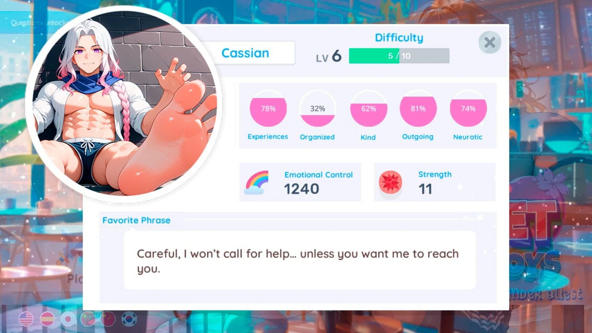 Anime Feet Boys: The Charm Finder Quest screenshot 2