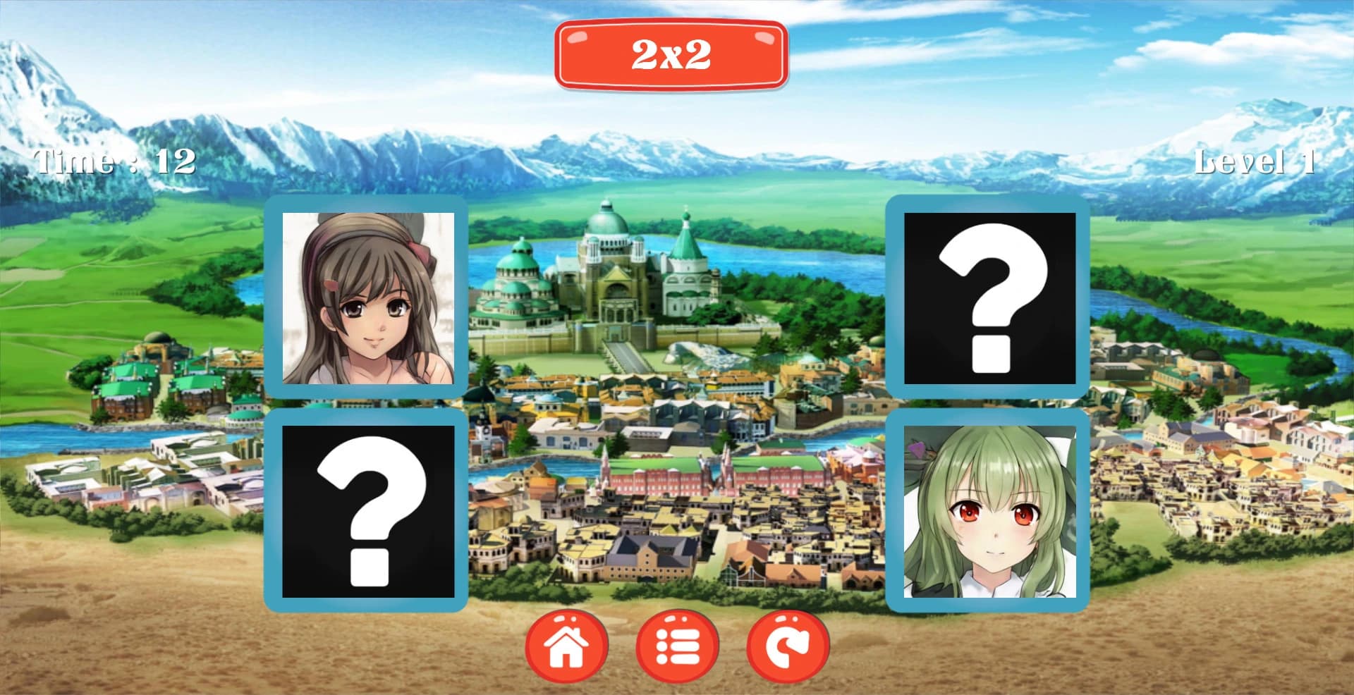 Anime: Match the Memory screenshot 1