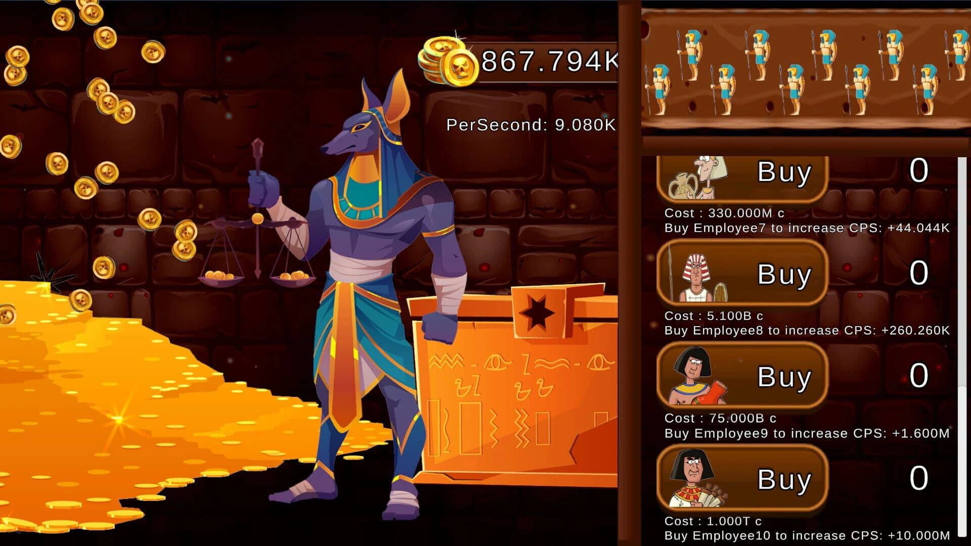 Anubis Clicker screenshot 4