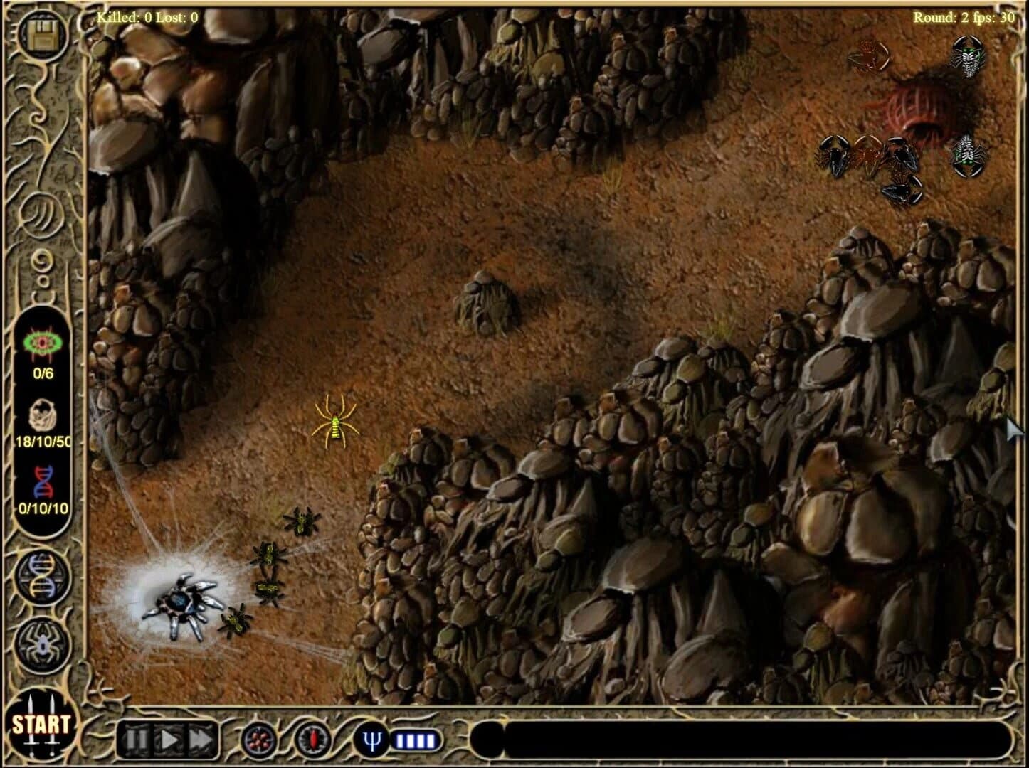 Arachnid Wars screenshot 1
