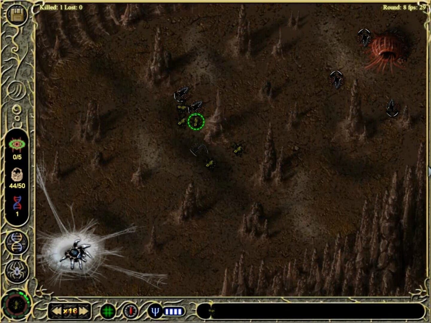 Arachnid Wars 1.5 screenshot 1