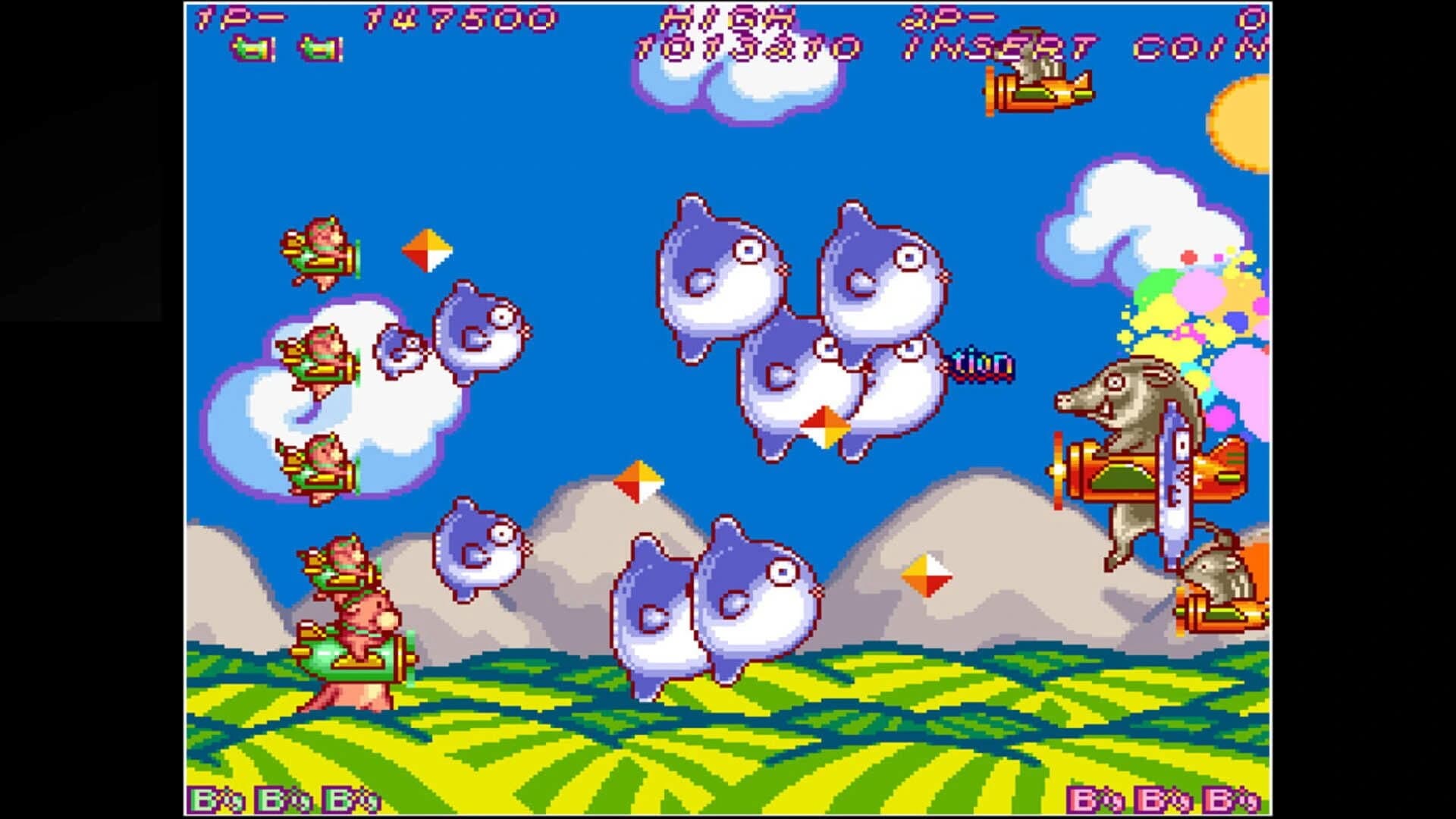 Arcade Archives: Hacha Mecha Fighter screenshot 3