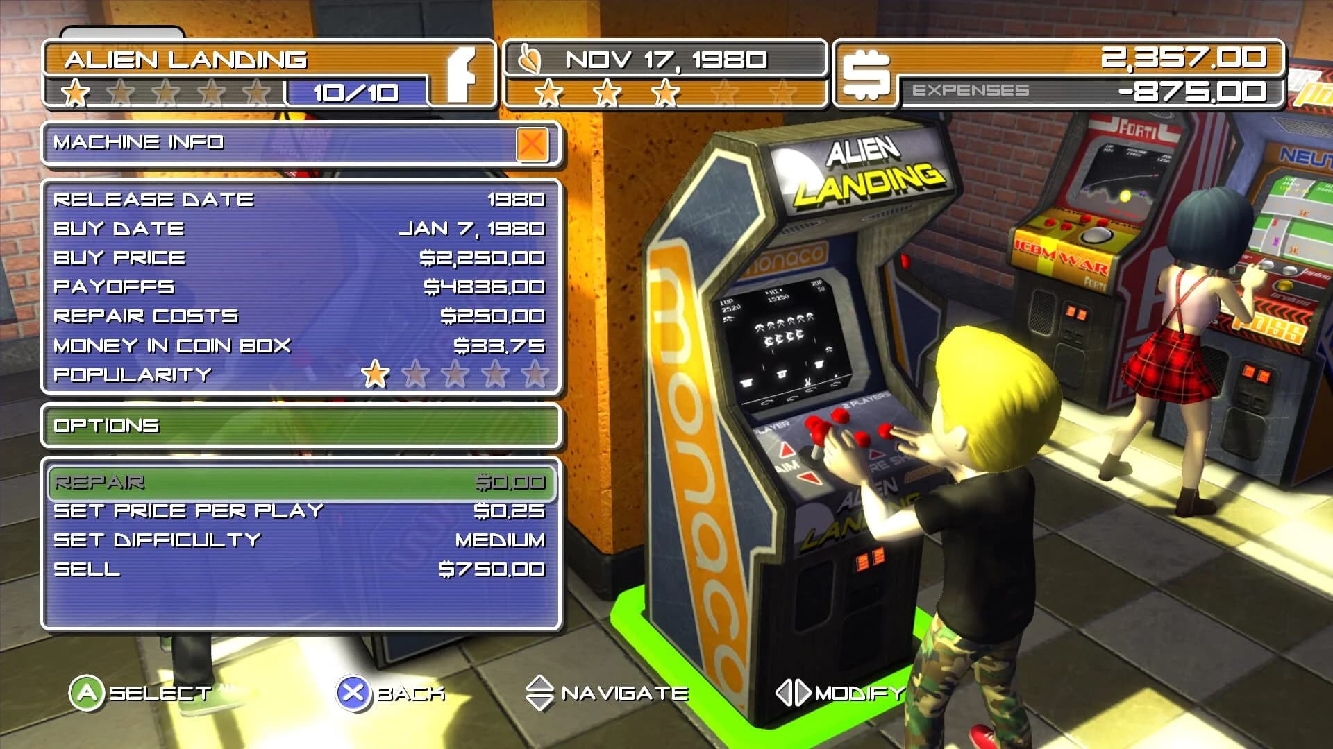 Arcadecraft screenshot 1