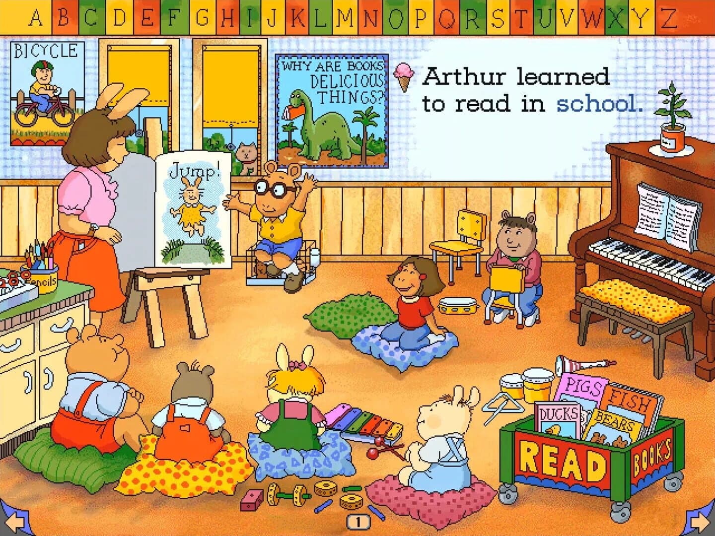 Arthur's Reading Race screenshot 1