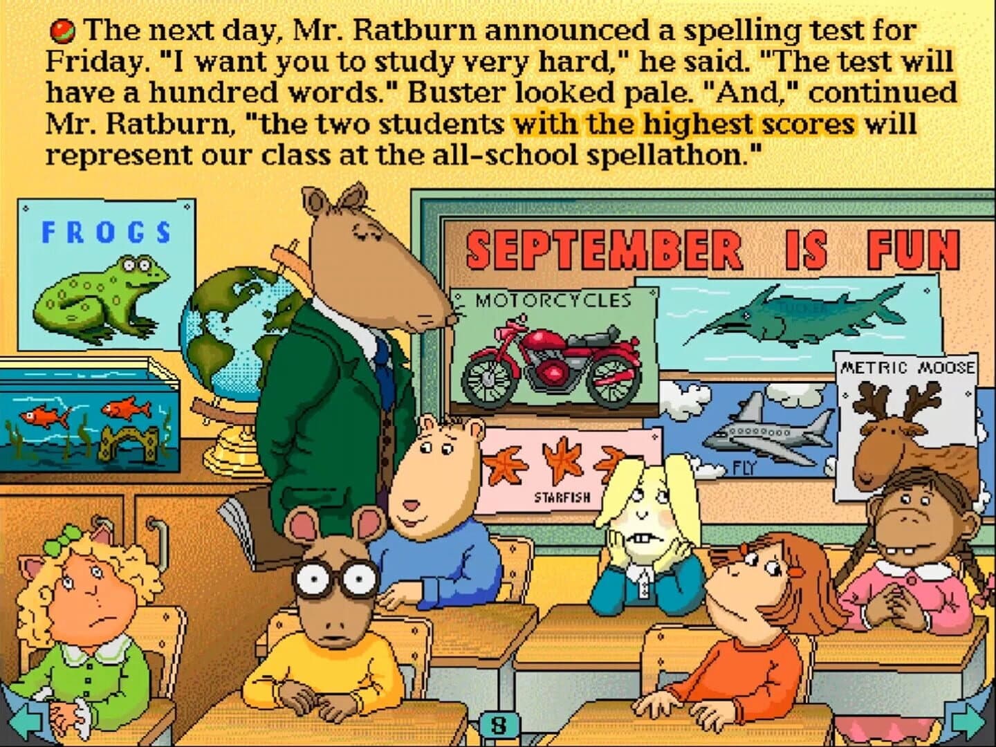 Arthur's Teacher Trouble screenshot 2
