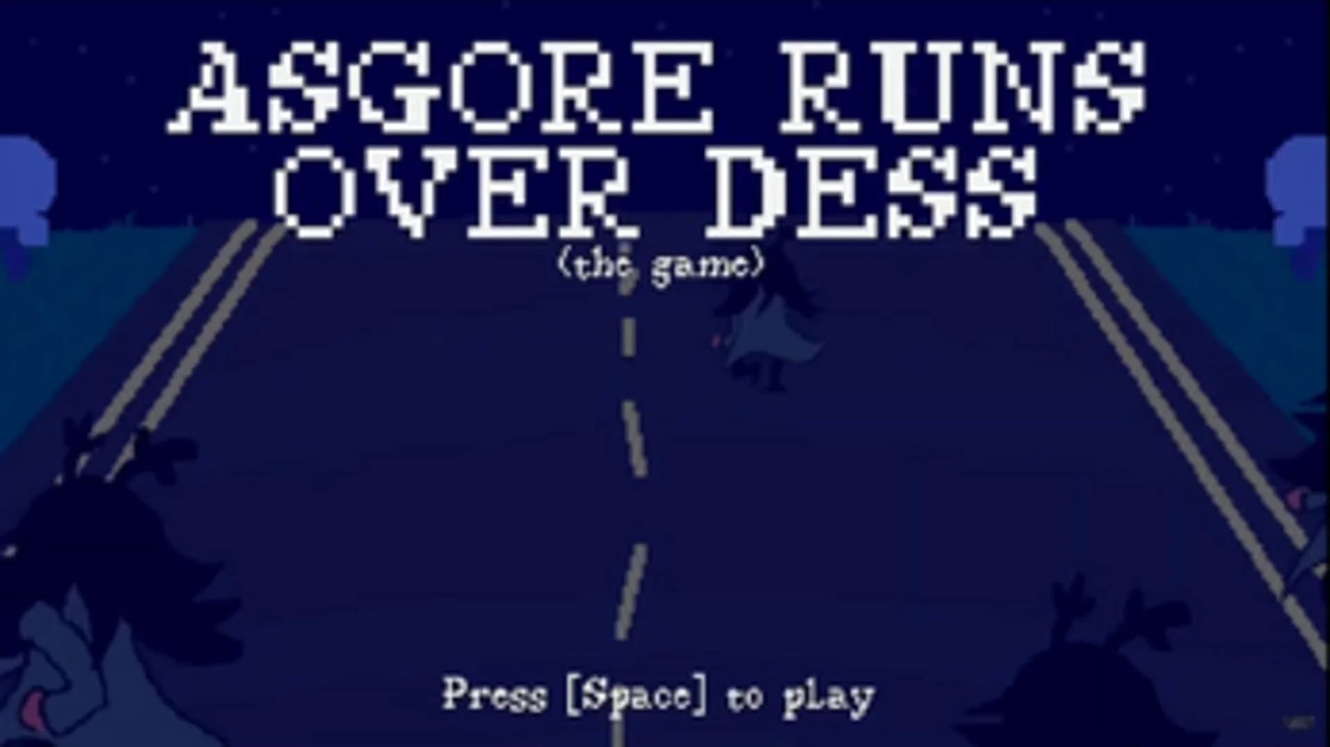 Asgore Runs Over Dess: The Game screenshot 1