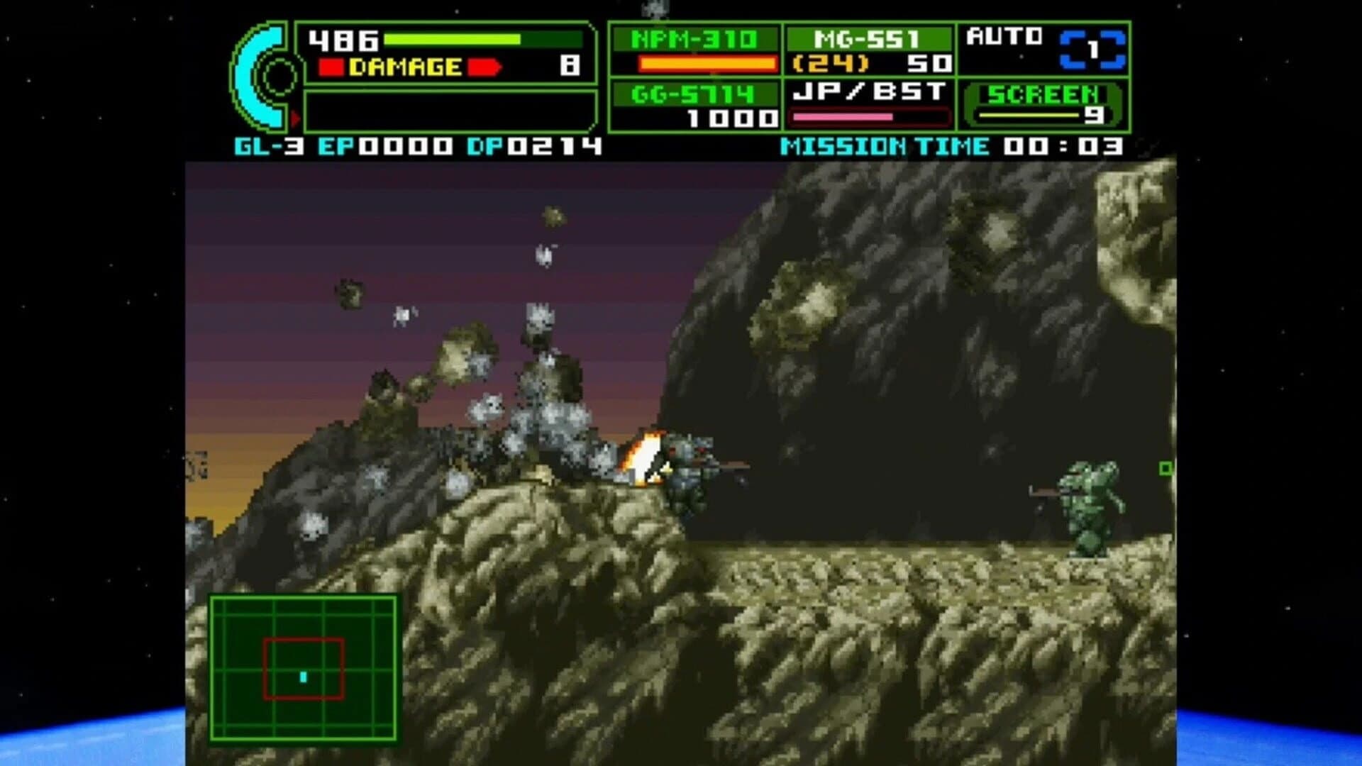 Assault Suit Leynos 2: Saturn Tribute screenshot 3