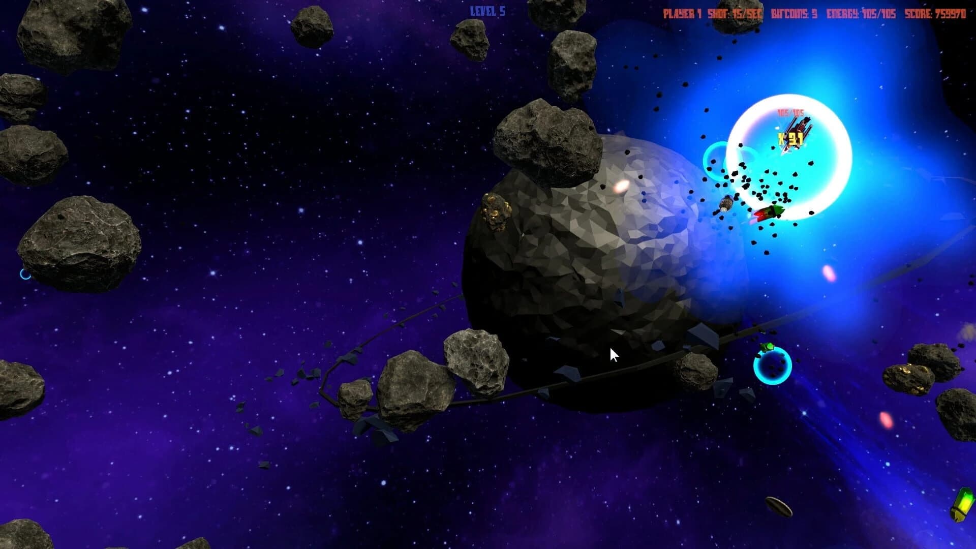 Asteroids 44 screenshot 2