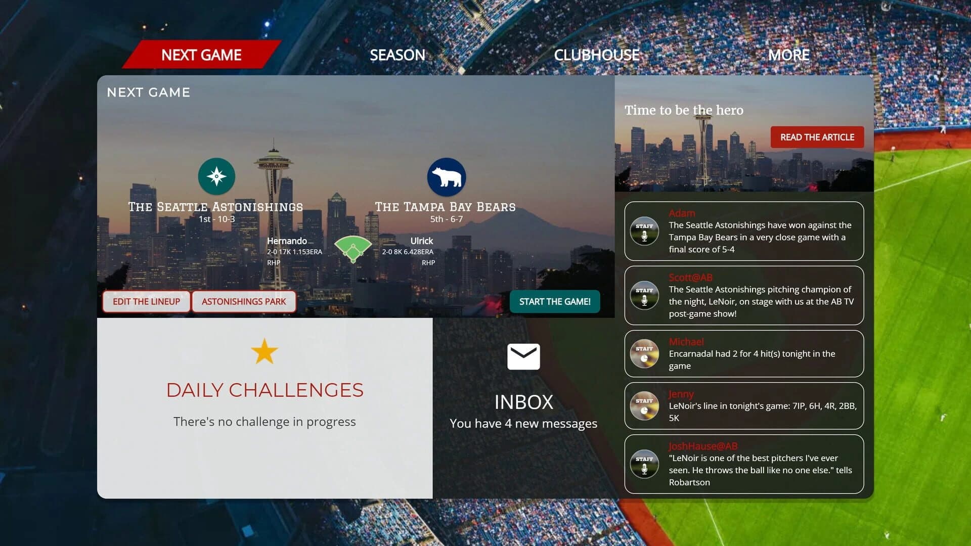 Astonishing Baseball 2019 screenshot 2