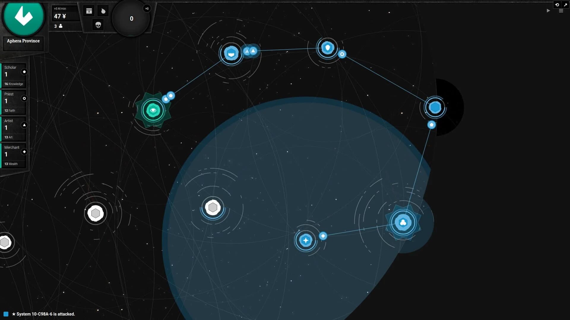 Asylamba : Influence screenshot 5