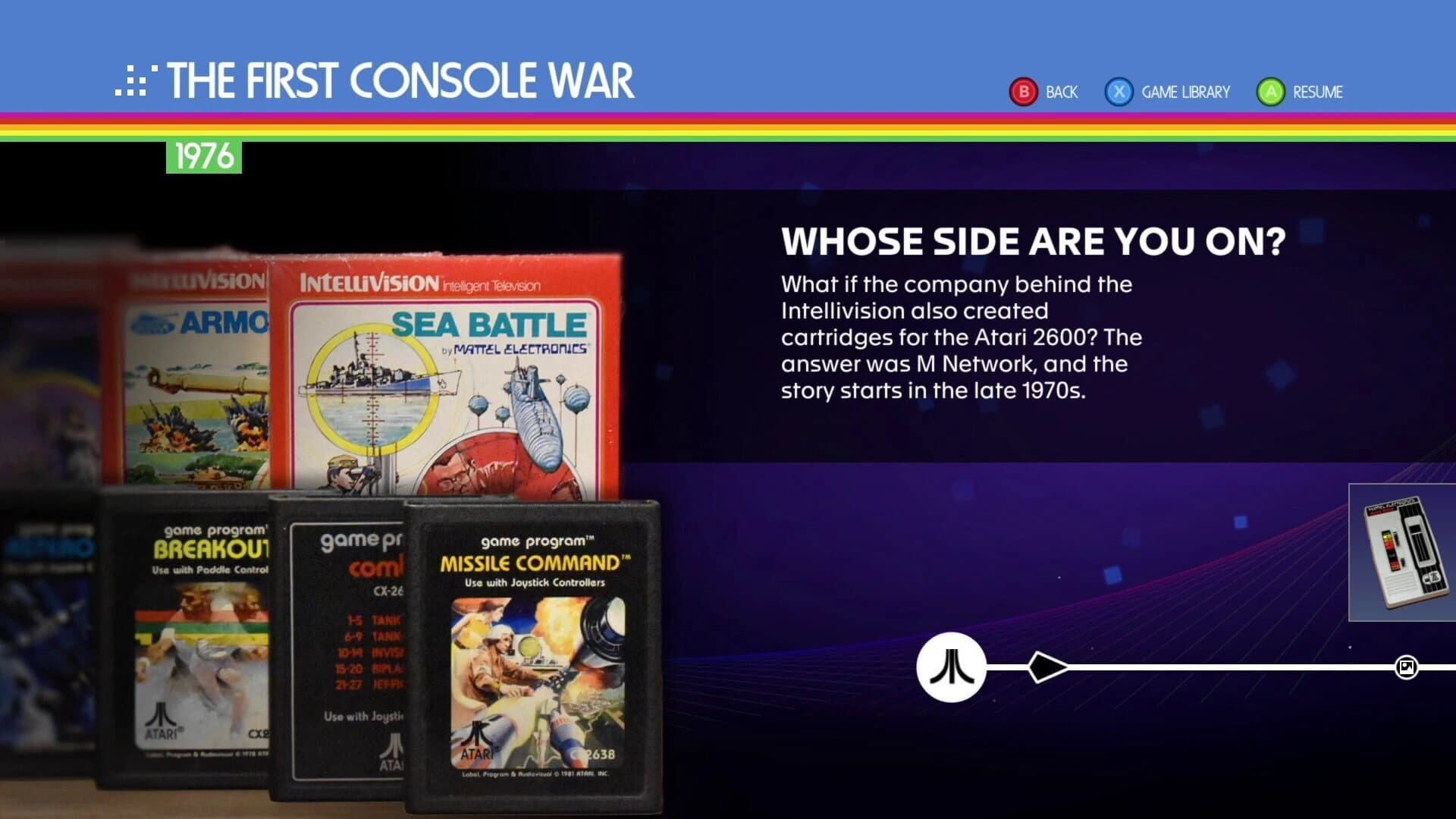 Atari 50: The First Console War screenshot 4