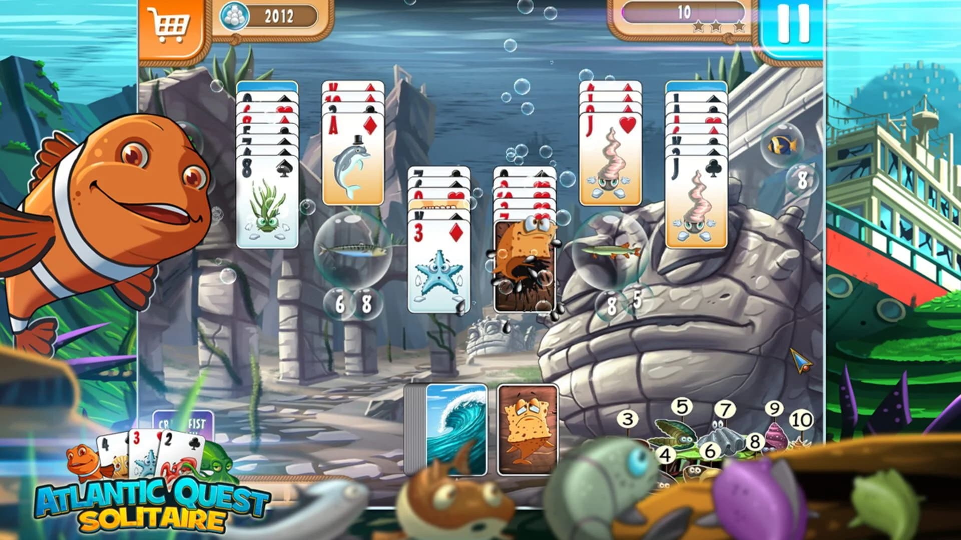 Atlantic Quest Solitaire screenshot 5
