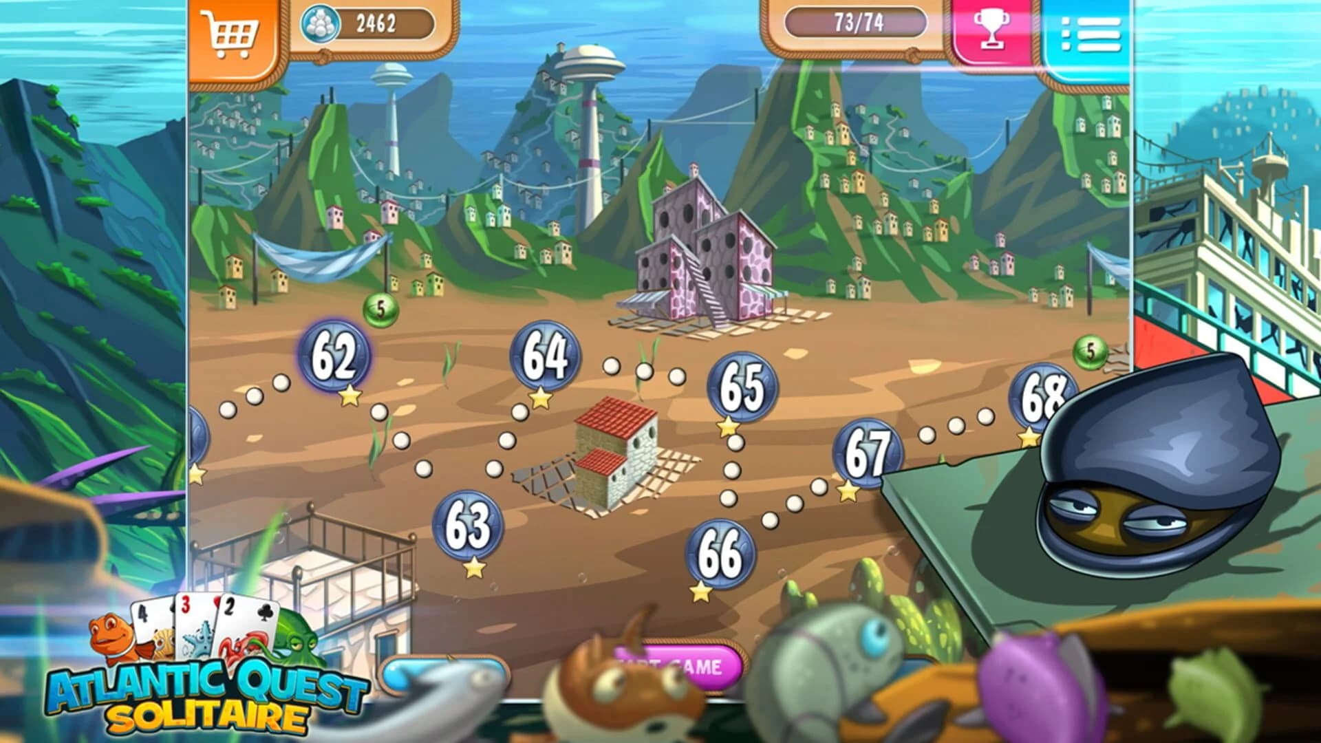 Atlantic Quest Solitaire screenshot 2