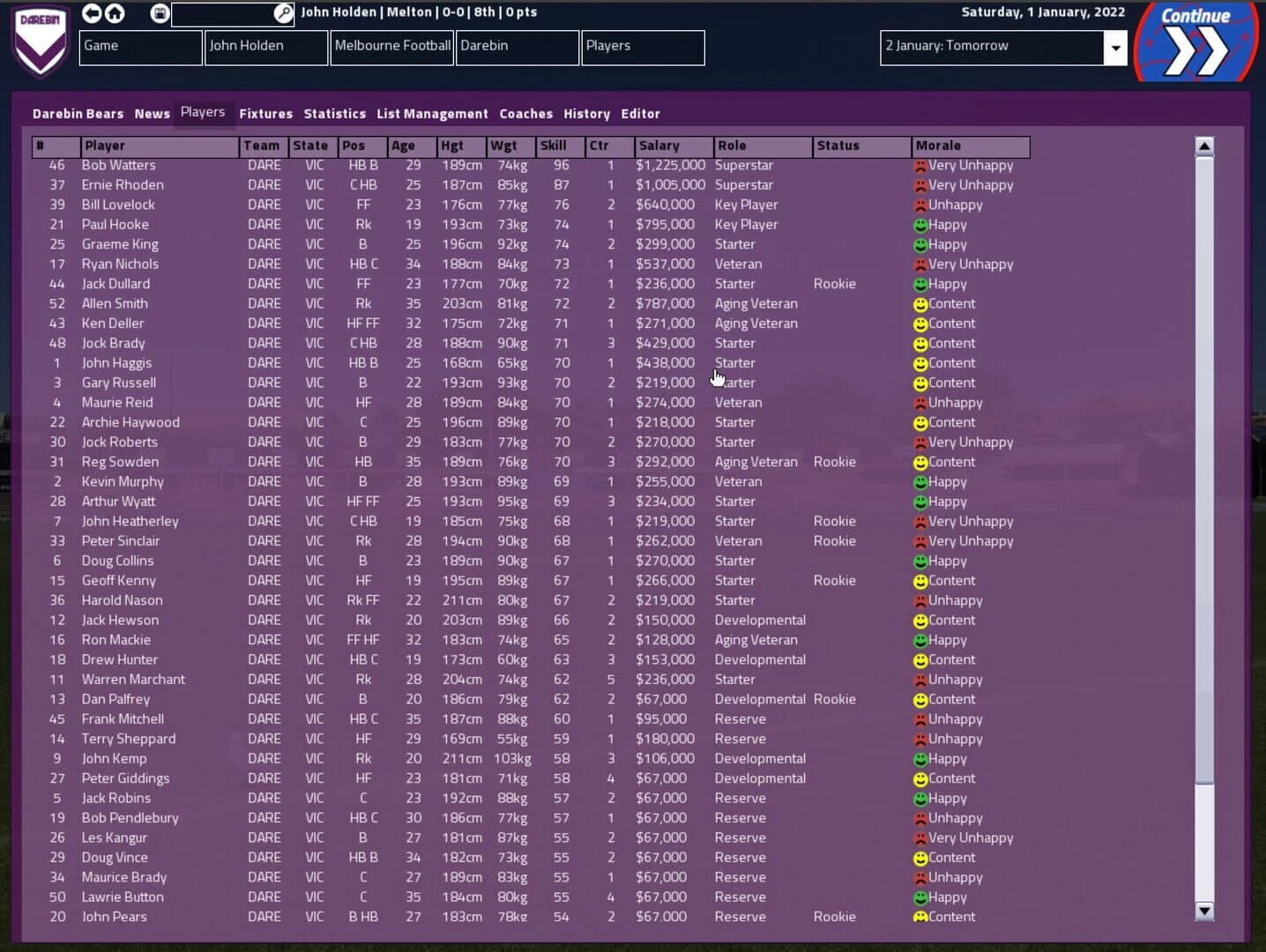 Australian Football Coach 2023 screenshot 4