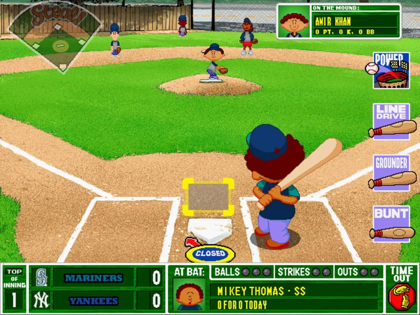 Backyard Baseball 2001 screenshot 1