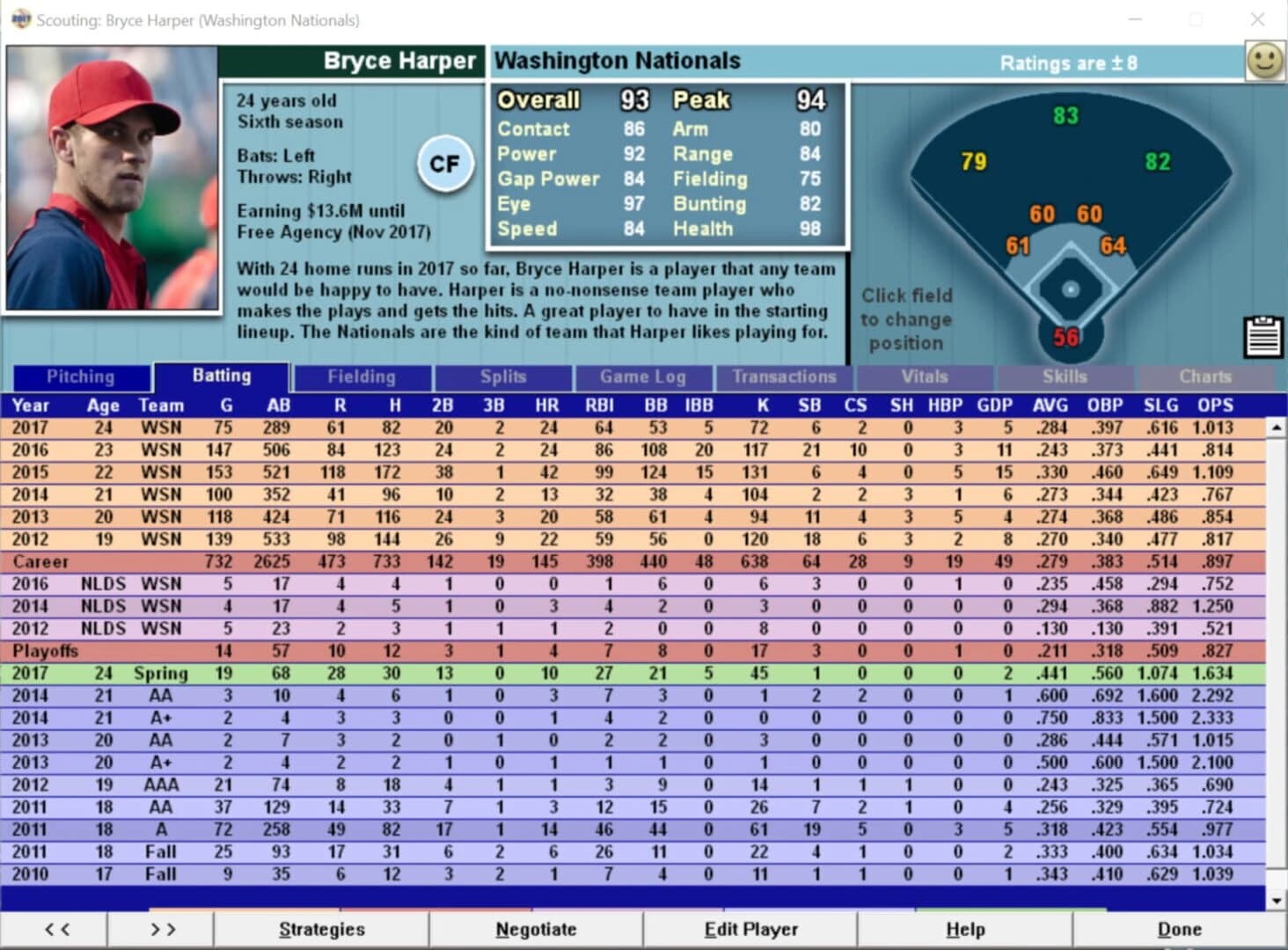 Baseball Mogul 2017 screenshot 4