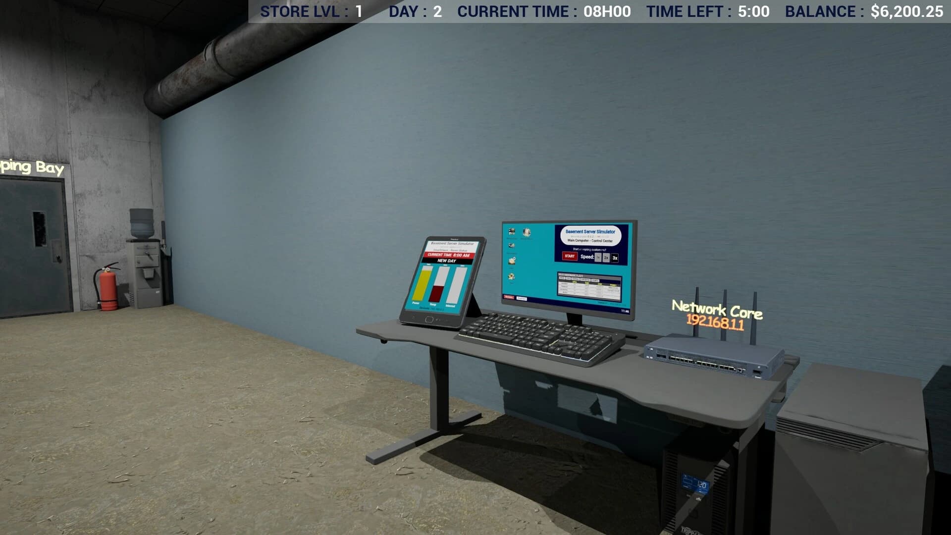 Basement Server Simulator screenshot 1