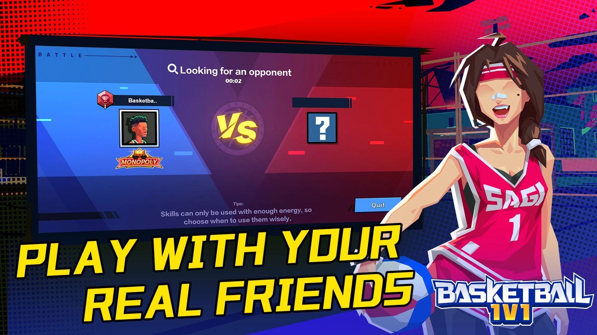 Basketball 1v1 screenshot 1