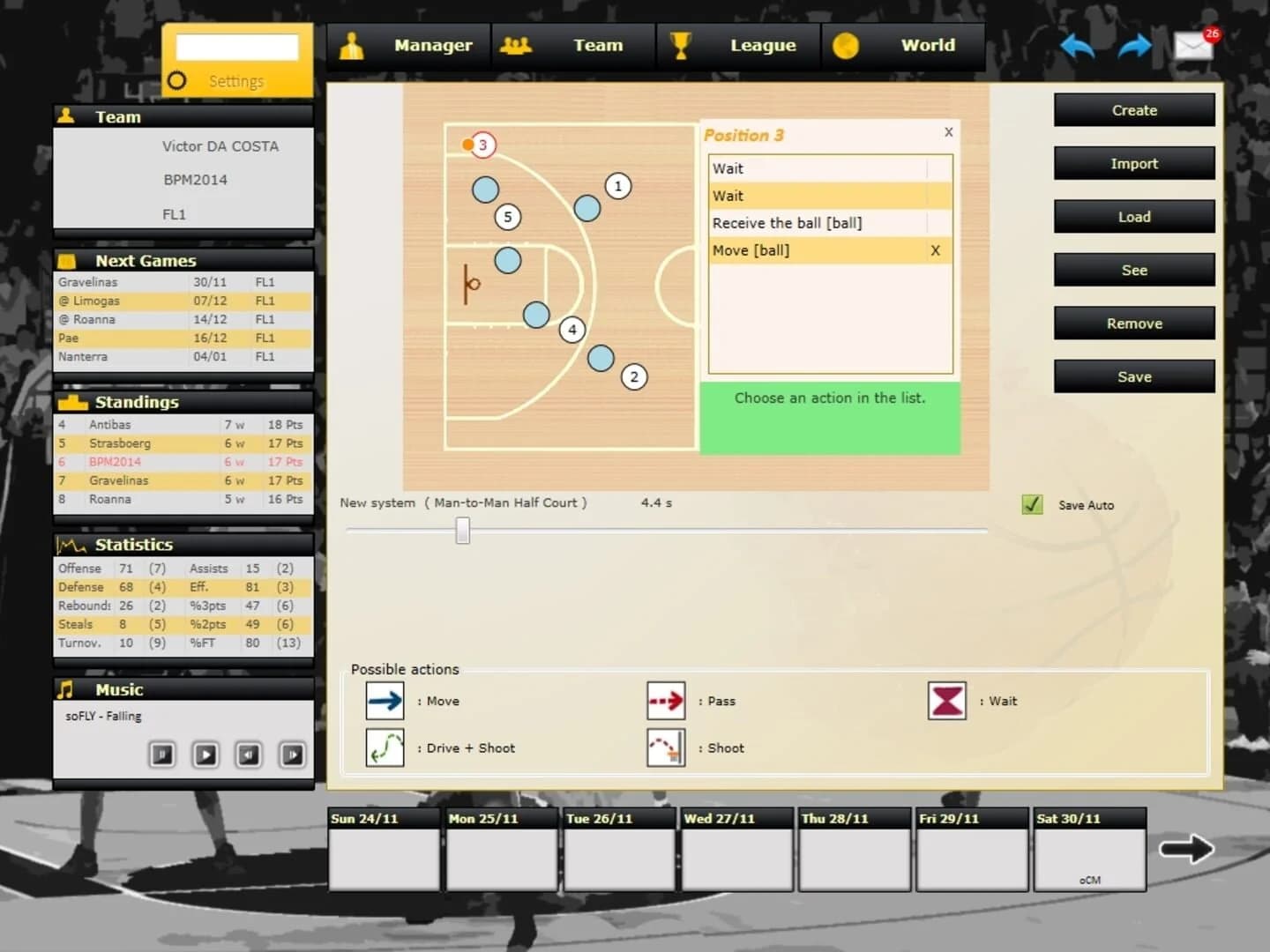 Basketball Pro Management 2014 screenshot 3