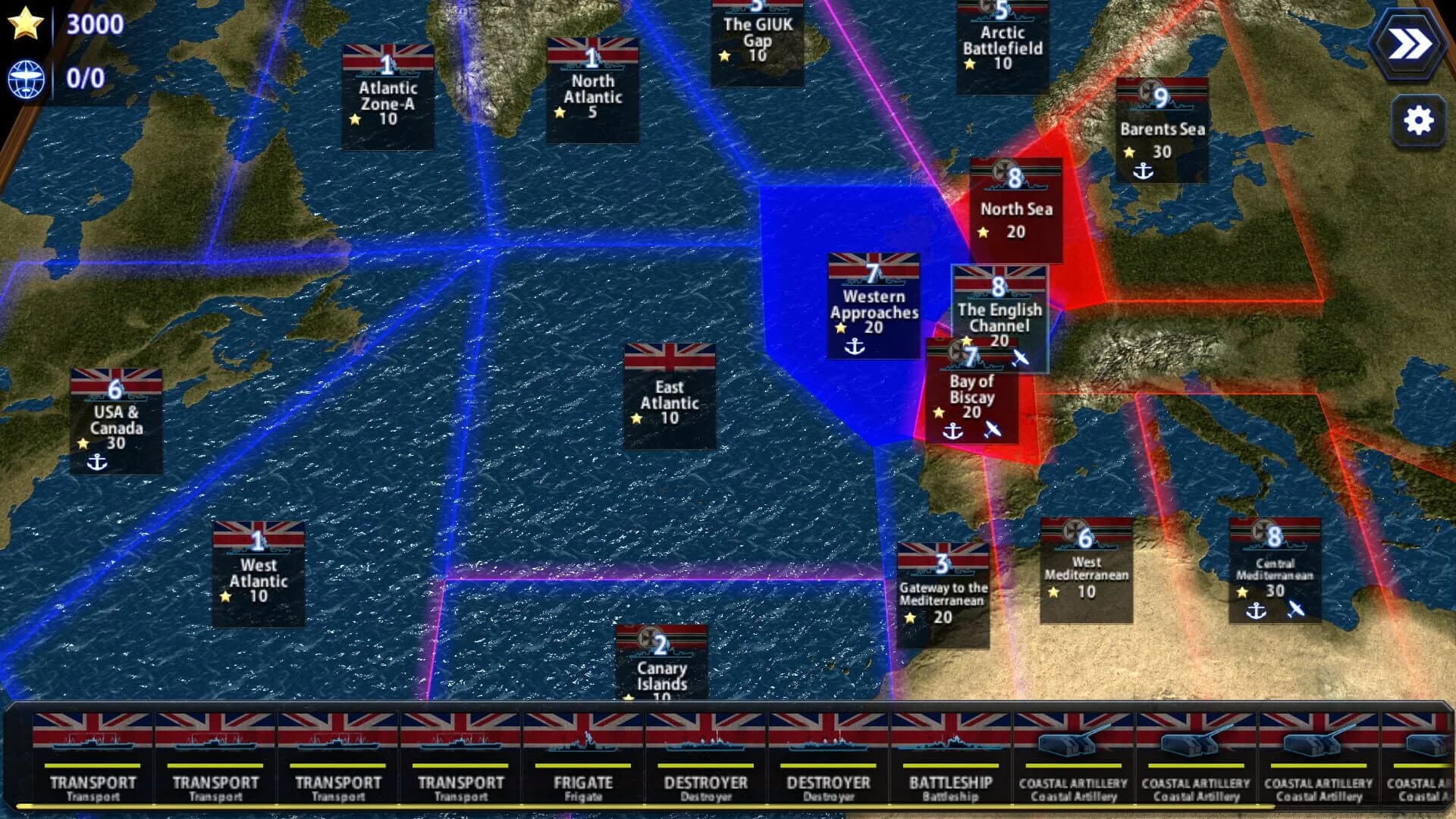 Battle Fleet 2 screenshot 1