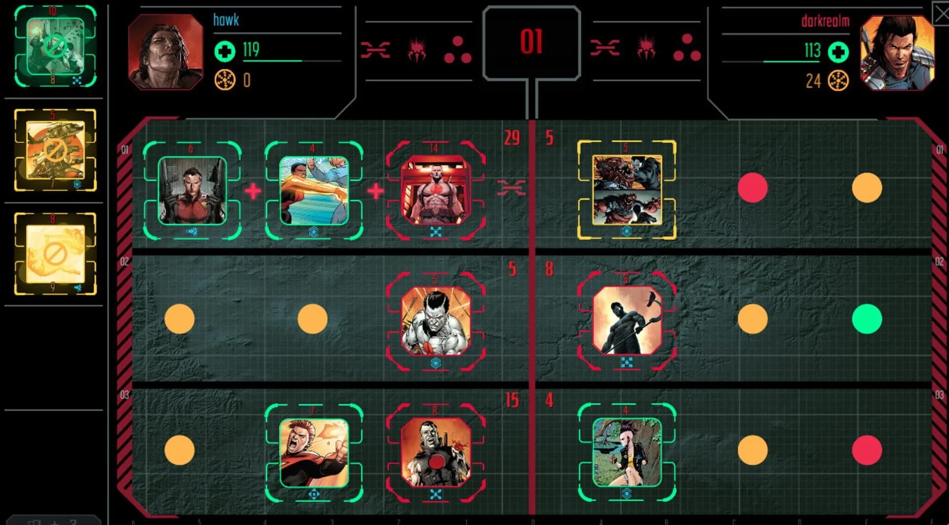 Battles of the Valiant Universe CCG screenshot 2