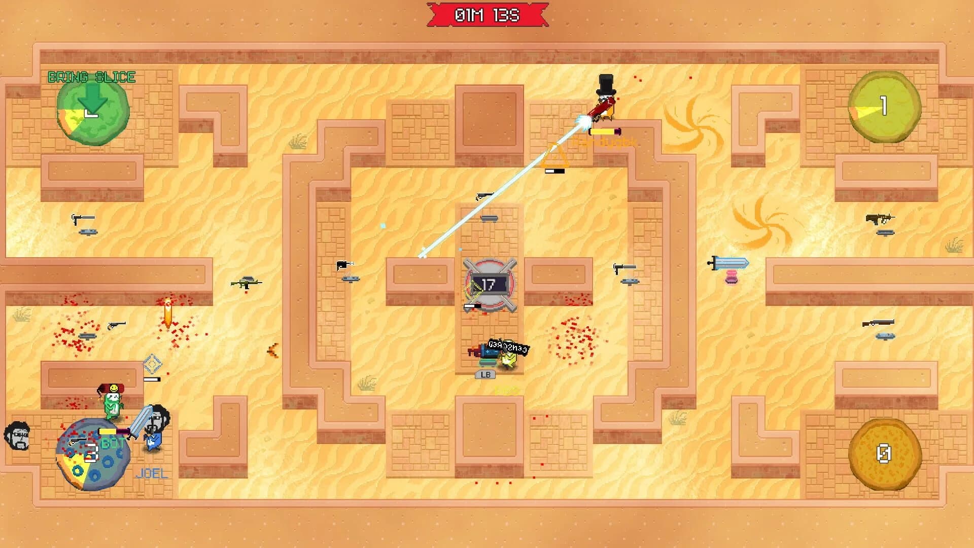 Battlesloths 2025: The Great Pizza Wars screenshot 2