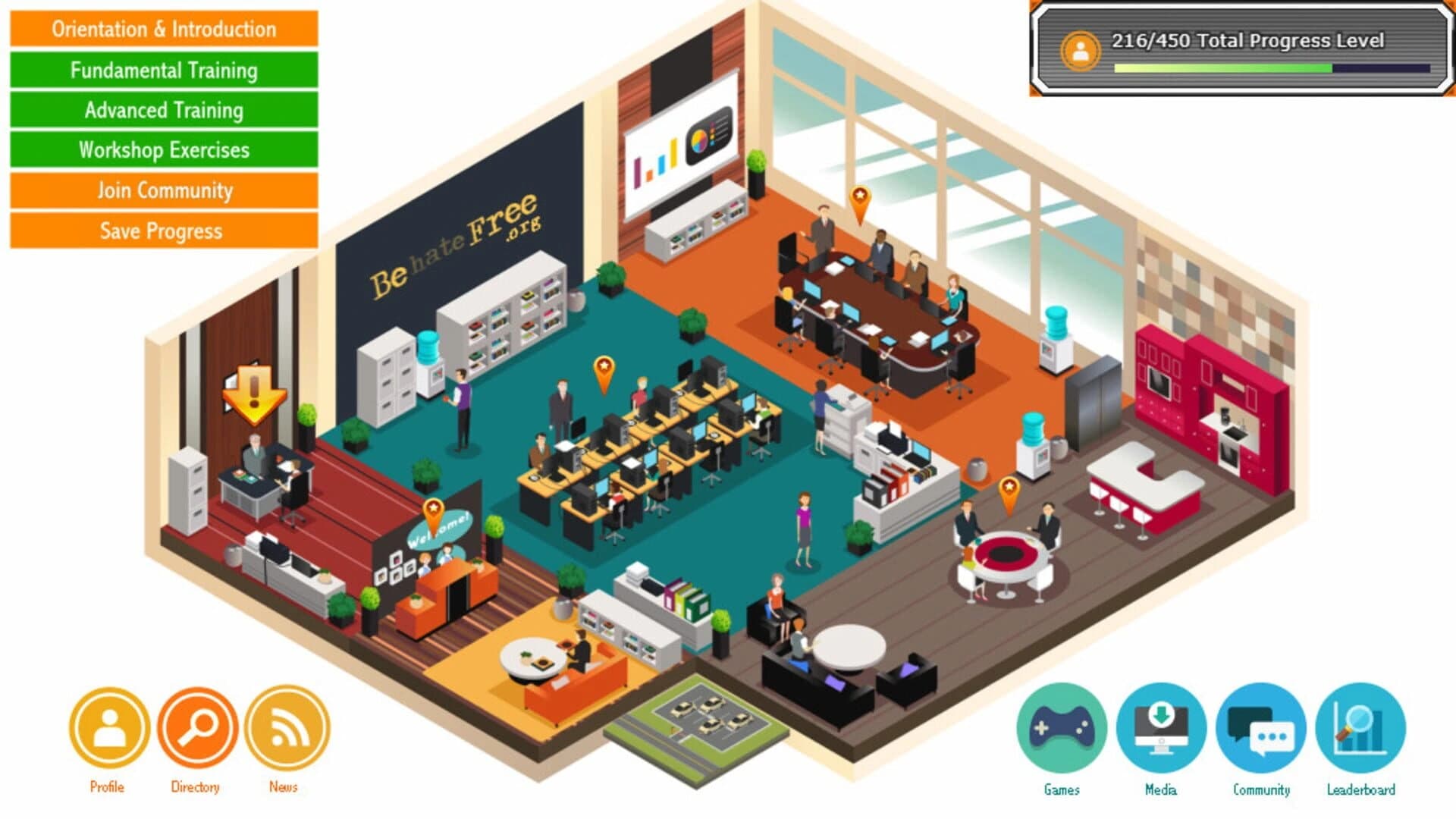 Be hate Free Interactive screenshot 3