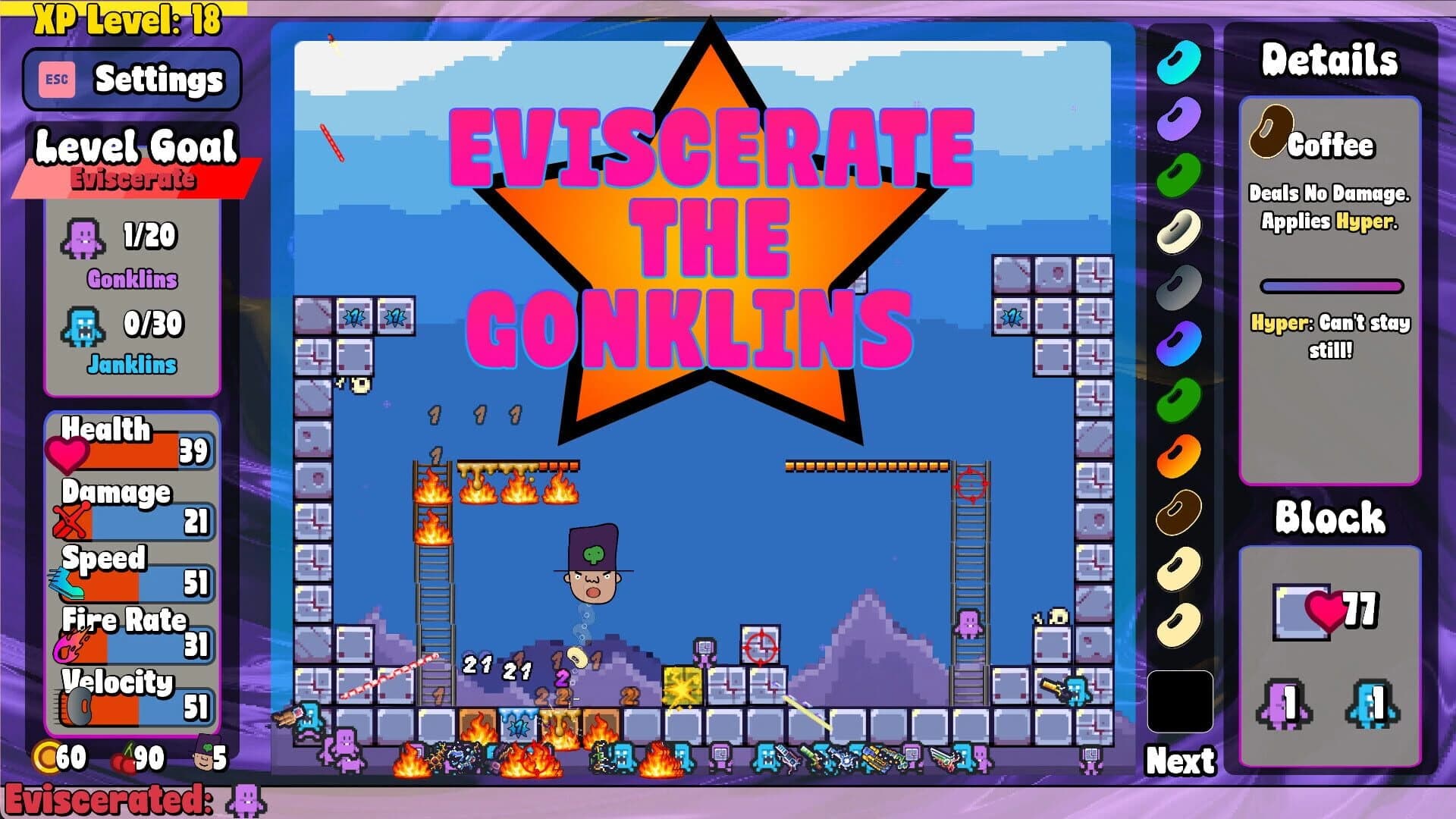 Bean Wizard Eviscerates the Gonklins screenshot 2