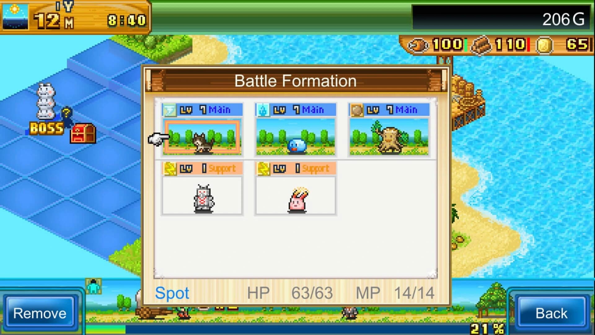 Beastie Bay DX screenshot 2