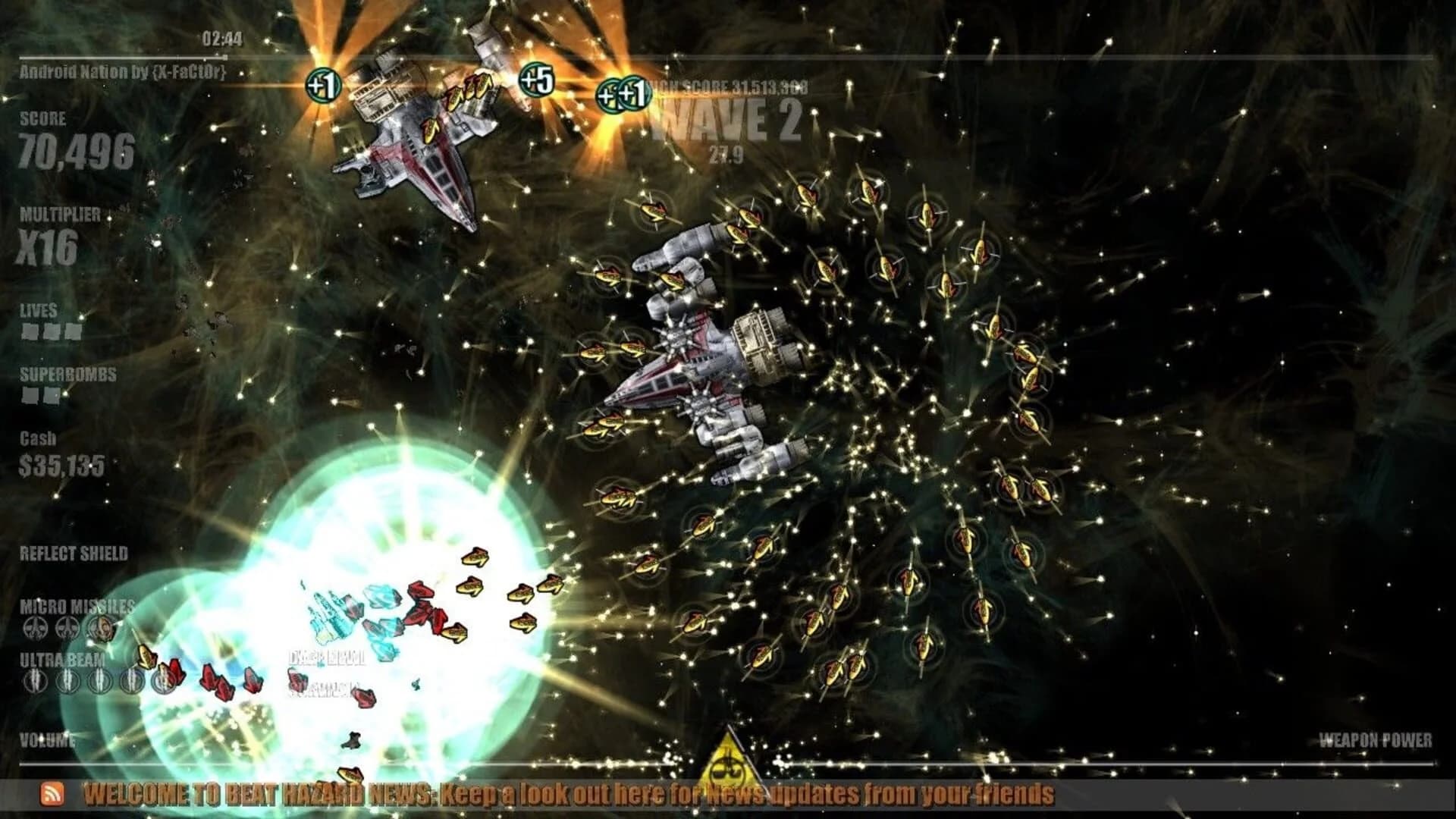 Beat Hazard Ultra screenshot 2