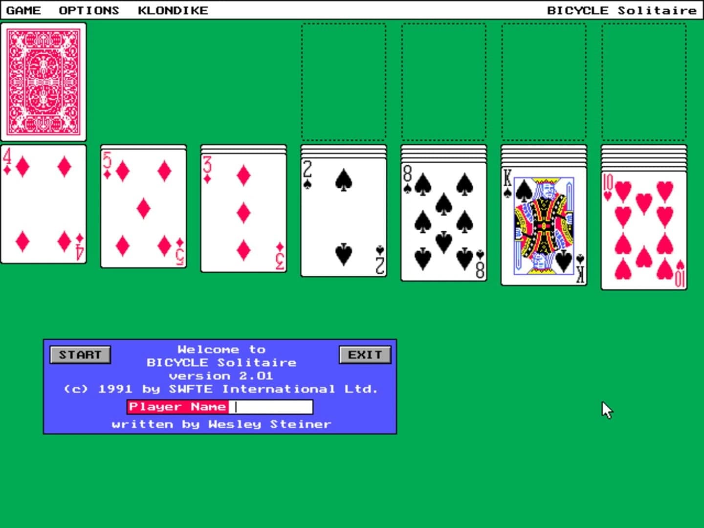 Bicycle Solitaire screenshot 1
