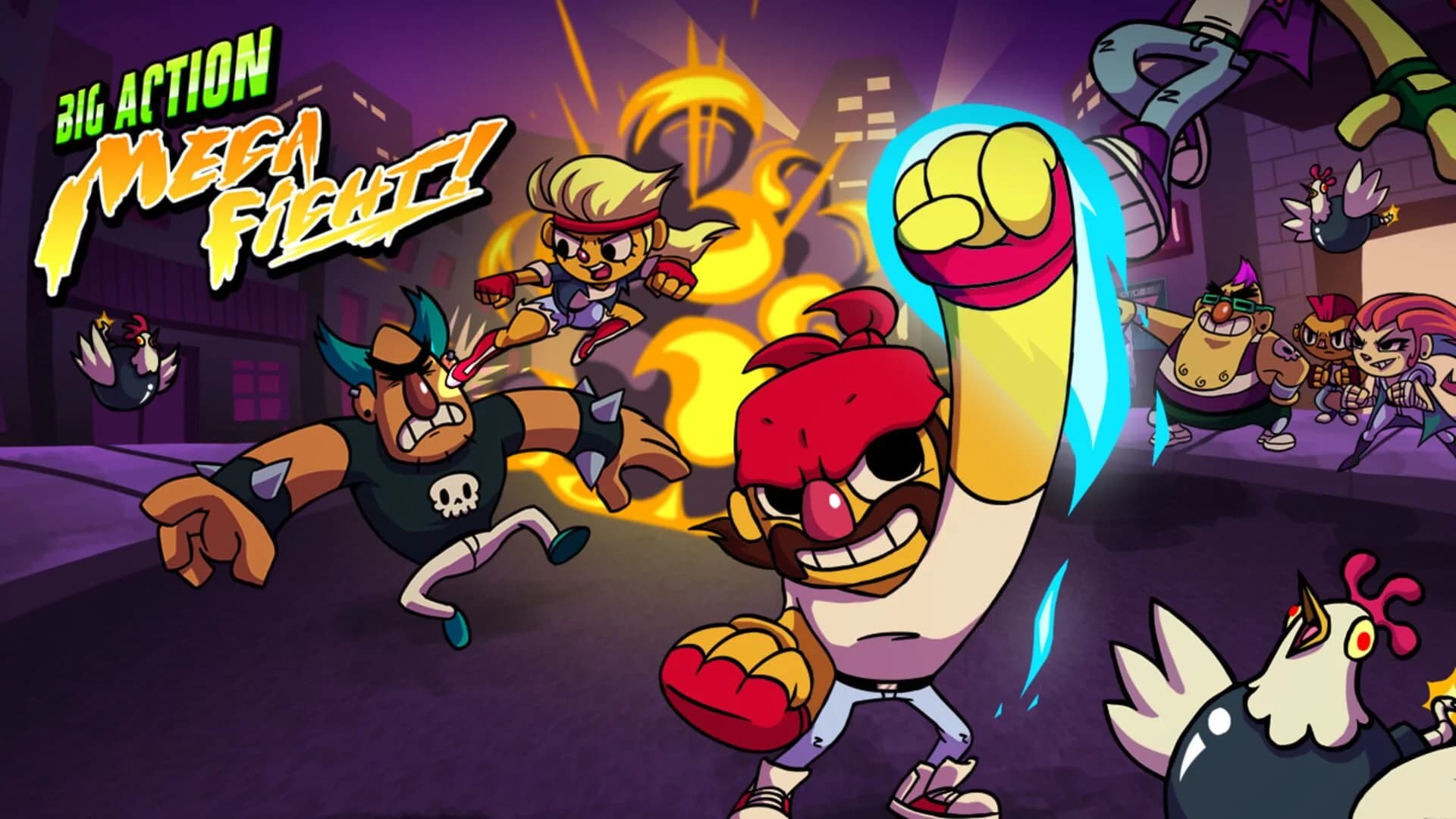 Big Action Mega Fight! screenshot 1
