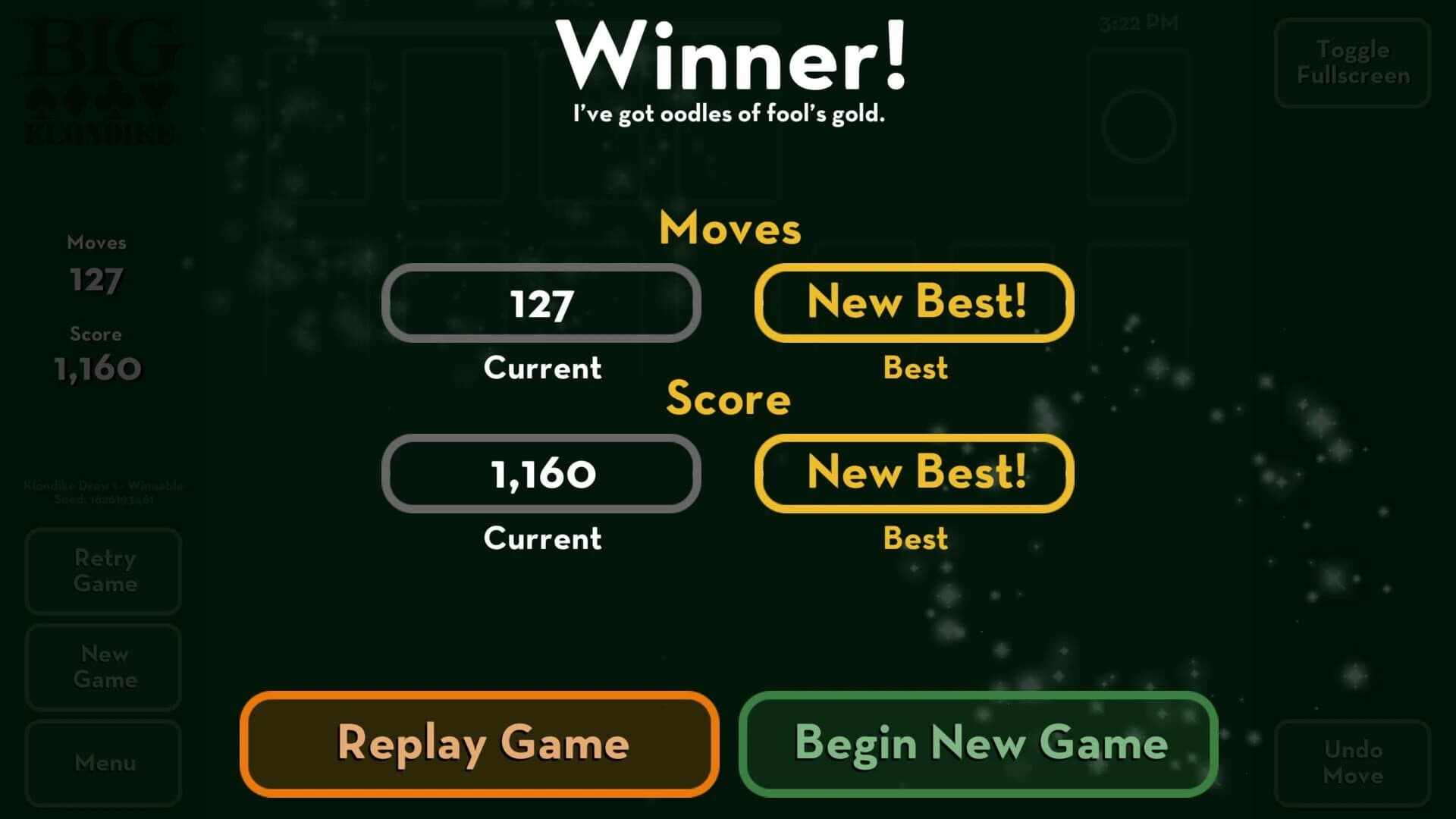 Big Klondike: Classic Solitaire screenshot 5