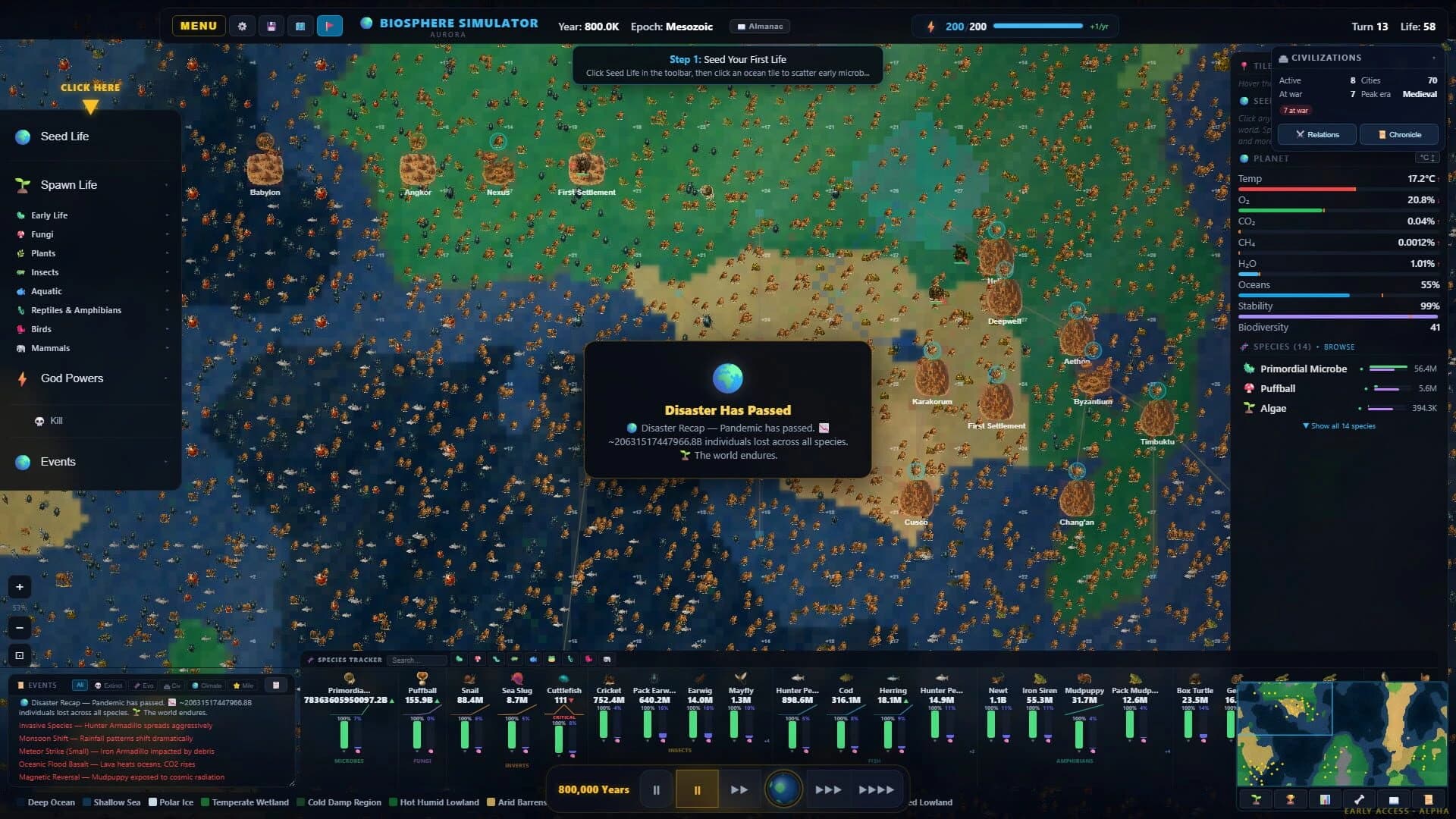 Biosphere Simulator screenshot 5