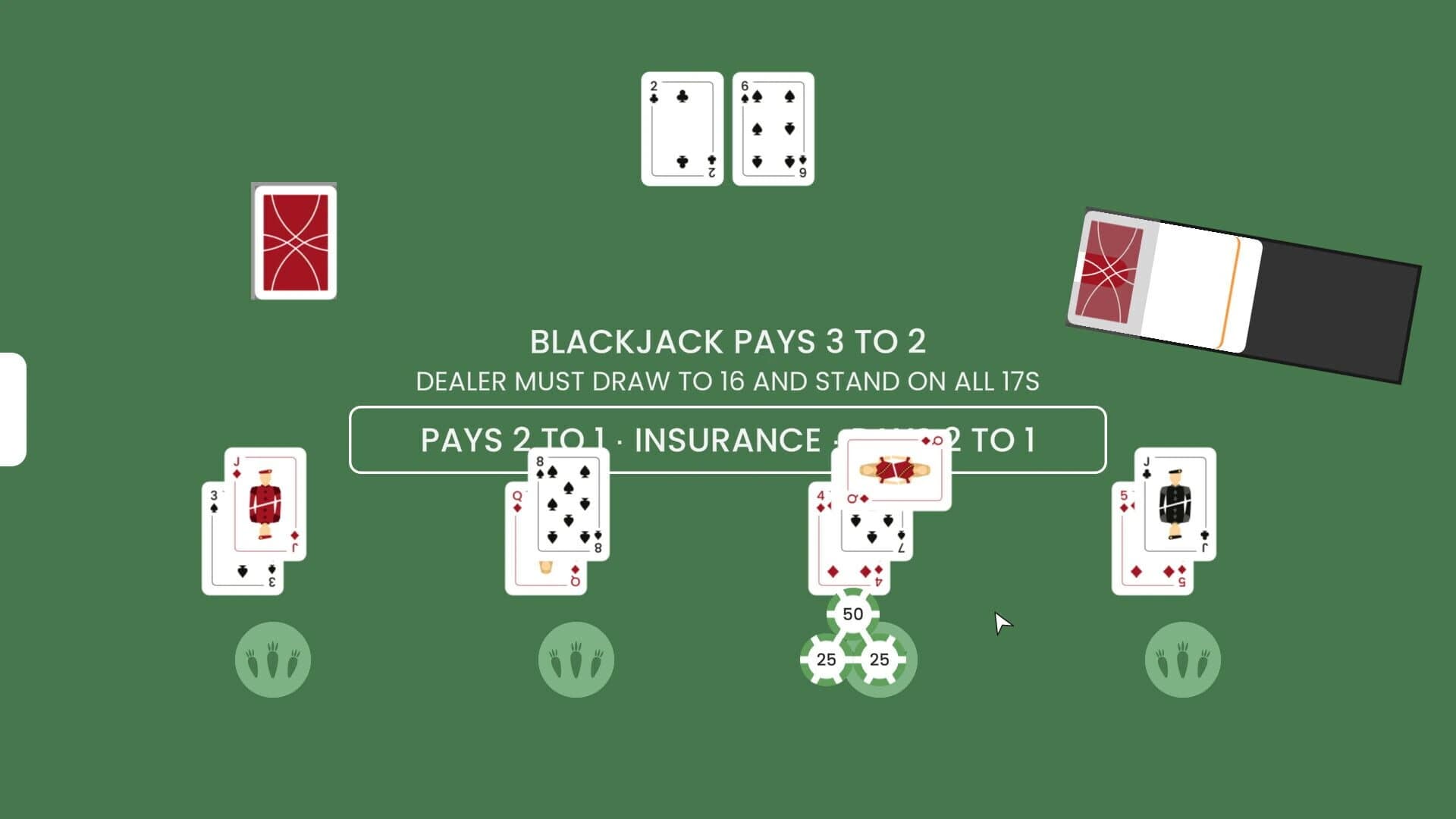 Blackjack at Carrot screenshot 5