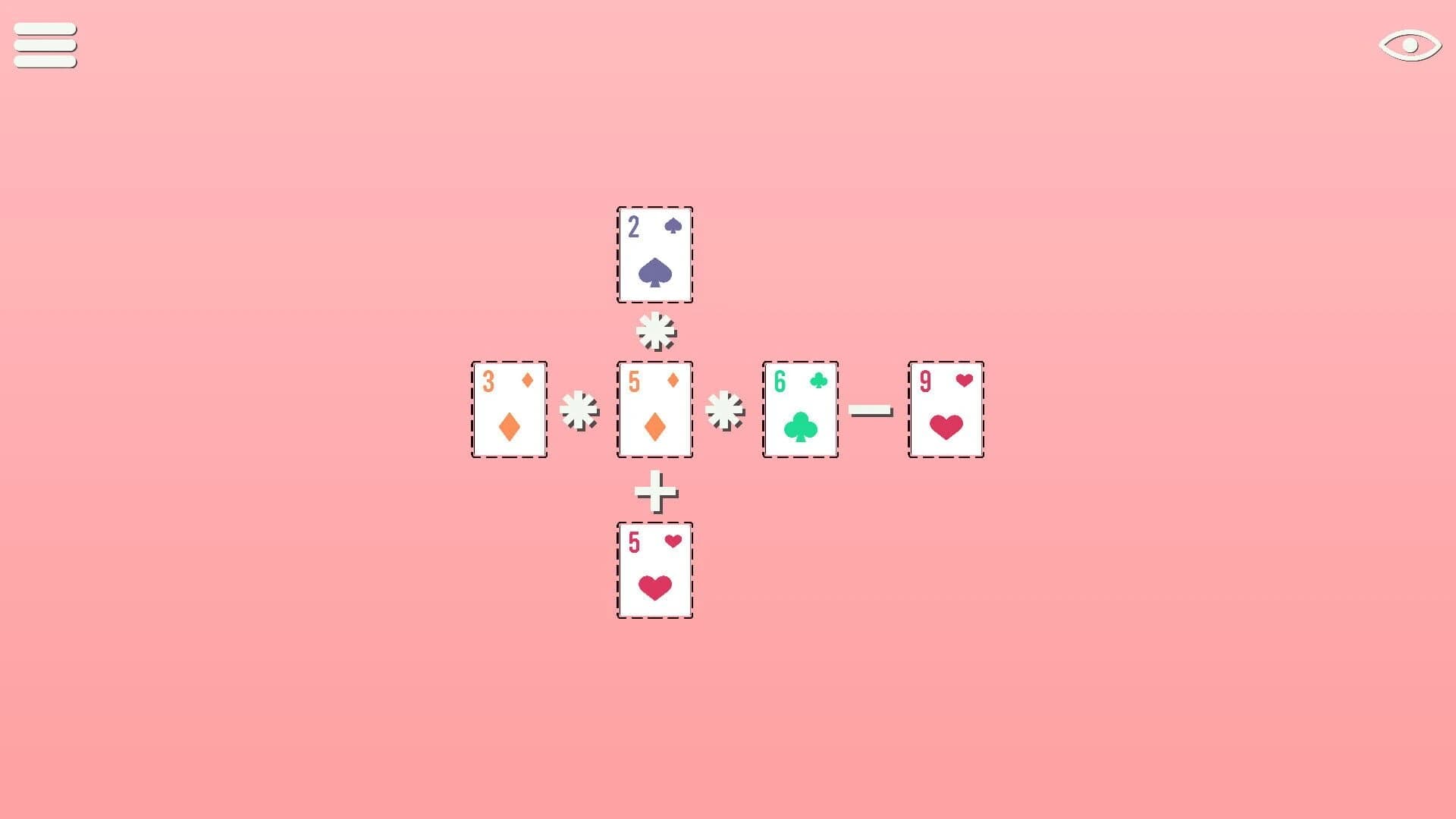 BlackJack Math Cross Numbers screenshot 1