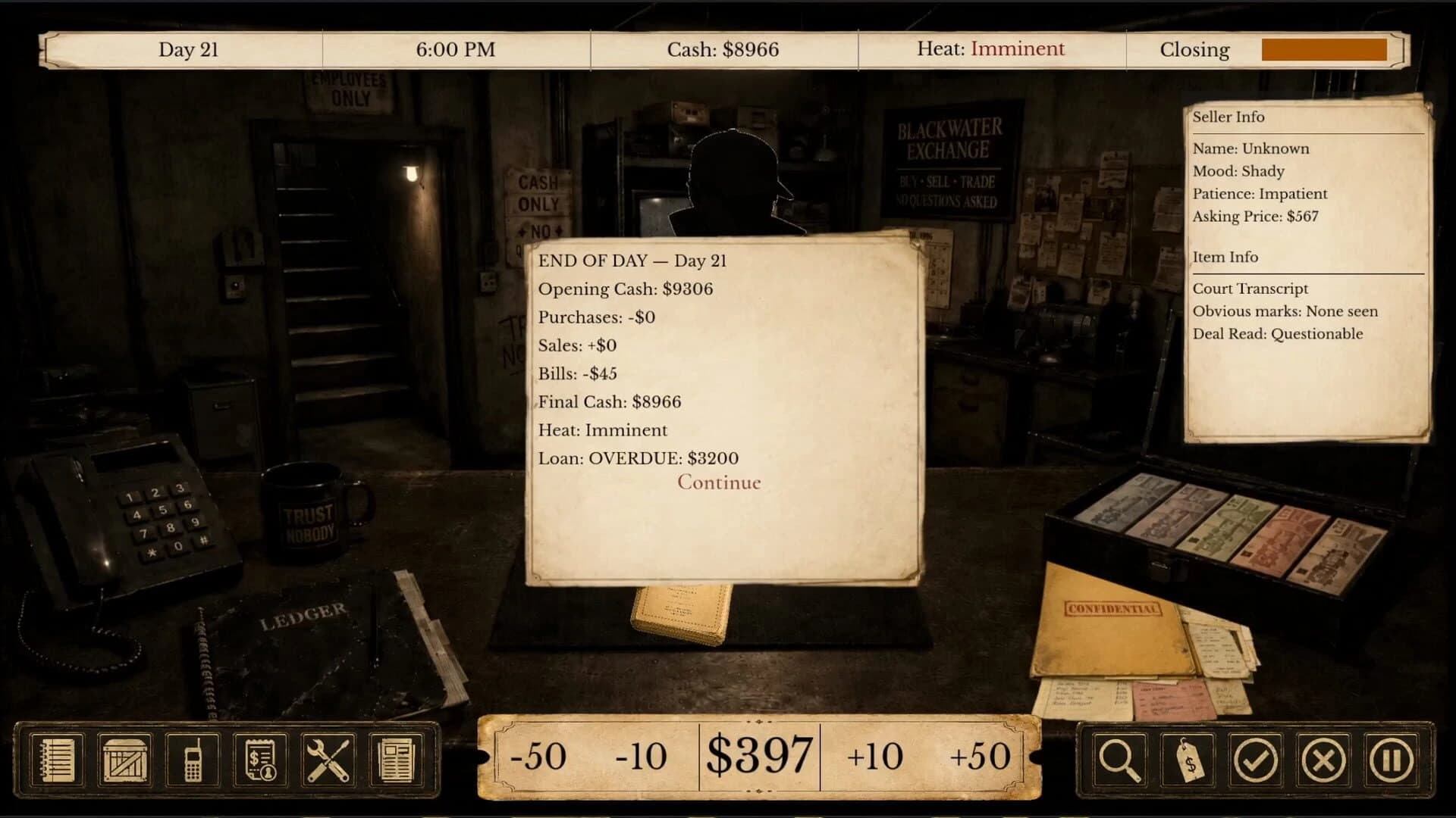 Blackwater Exchange screenshot 2